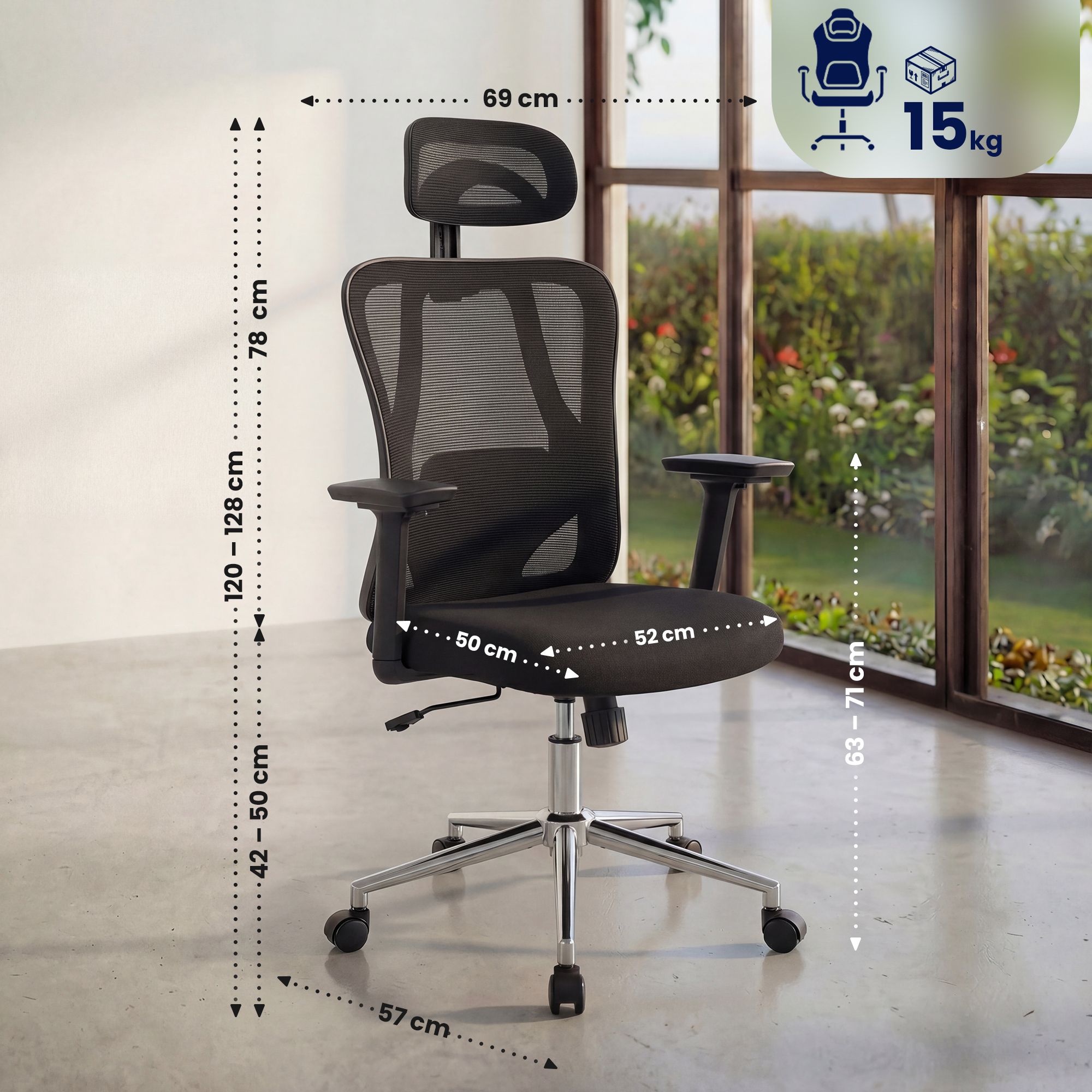 Sedia da Ufficio Ergonomica Bryden