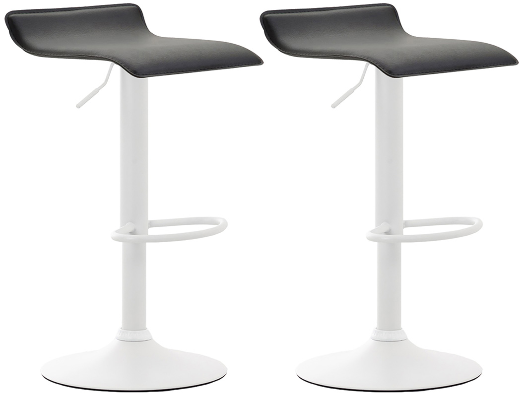Set 2 Sgabelli Bar Dyn V2 In Similpelle