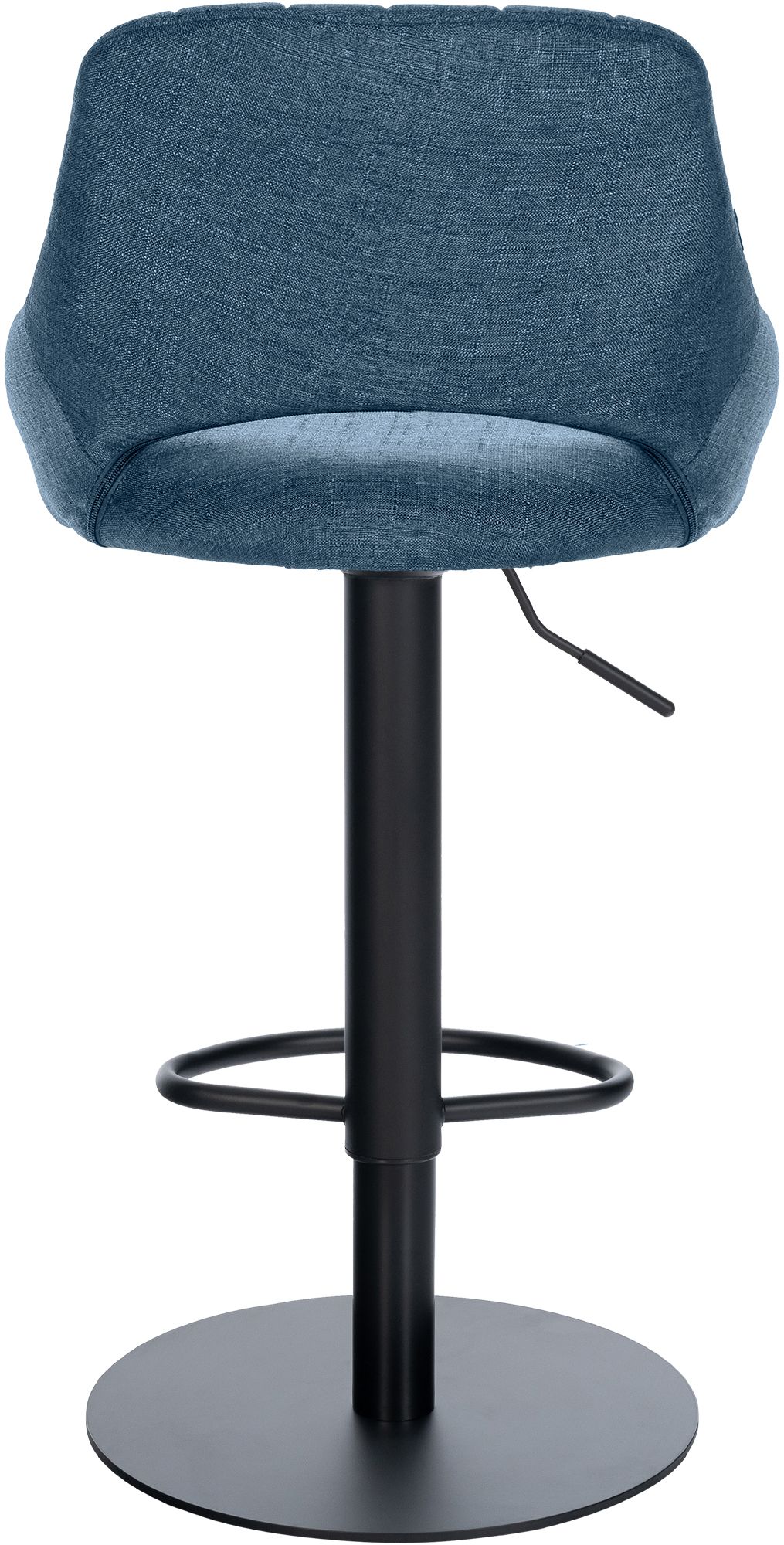 Sgabello da bar Milet nero con base extra pesante