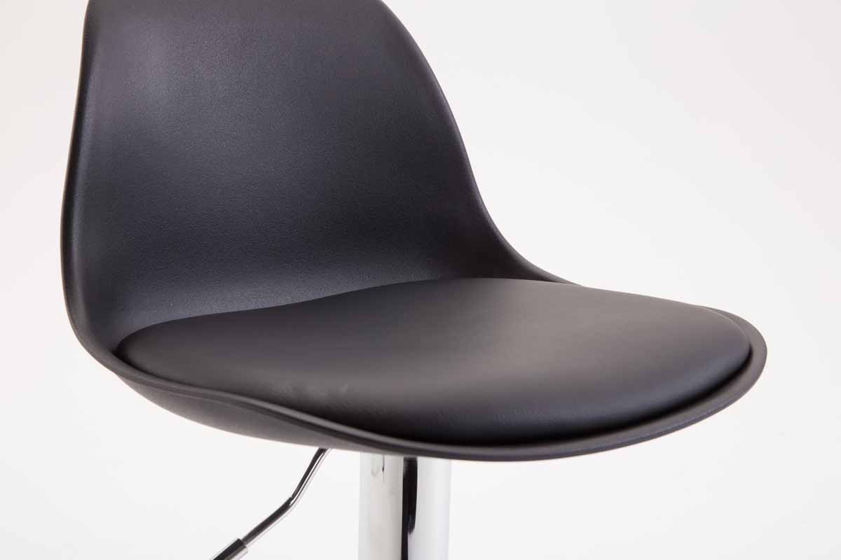 Sgabello di design KIEL in polipropilene e similpelle