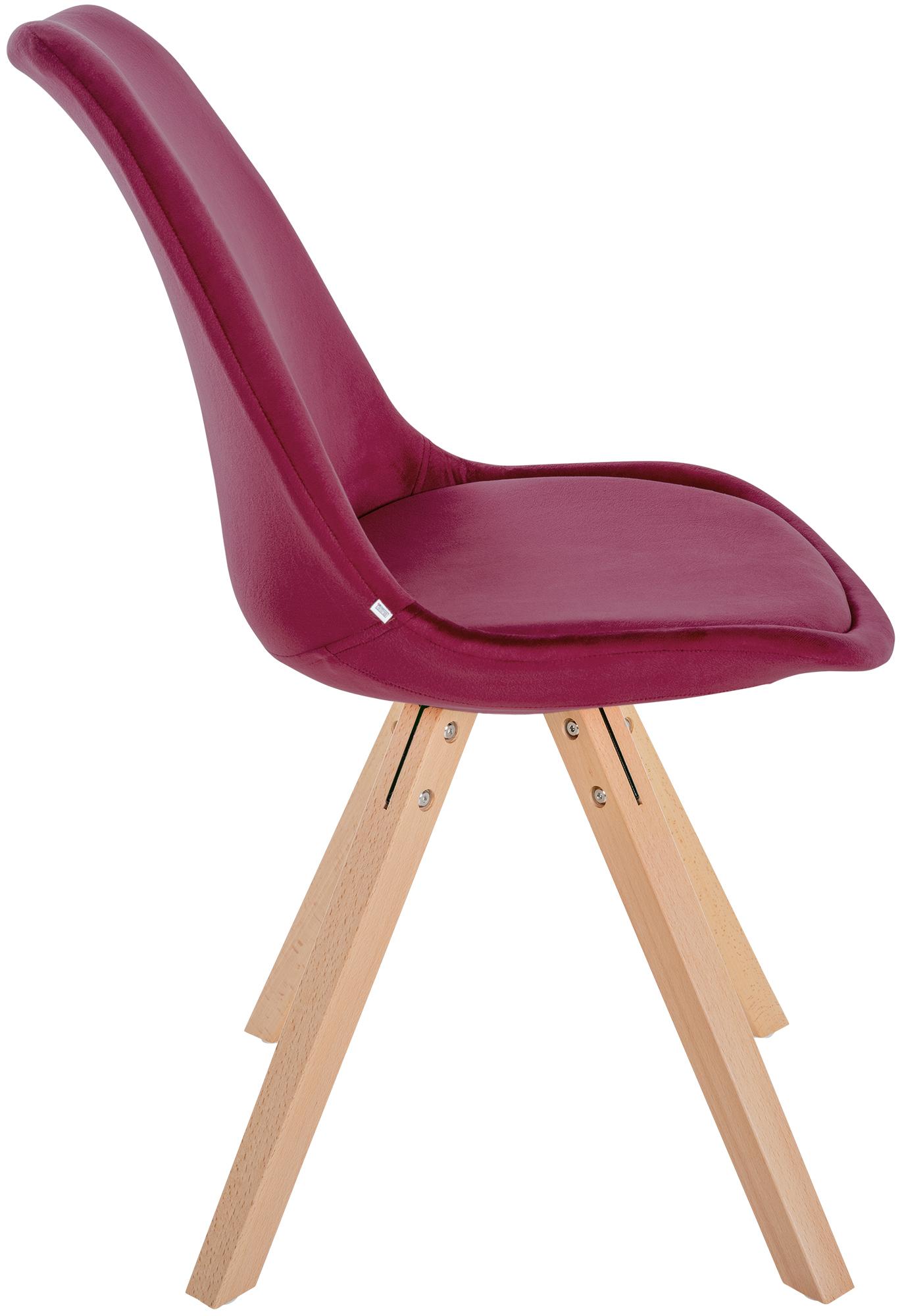 Set di 4 sedie Sofia Velvet