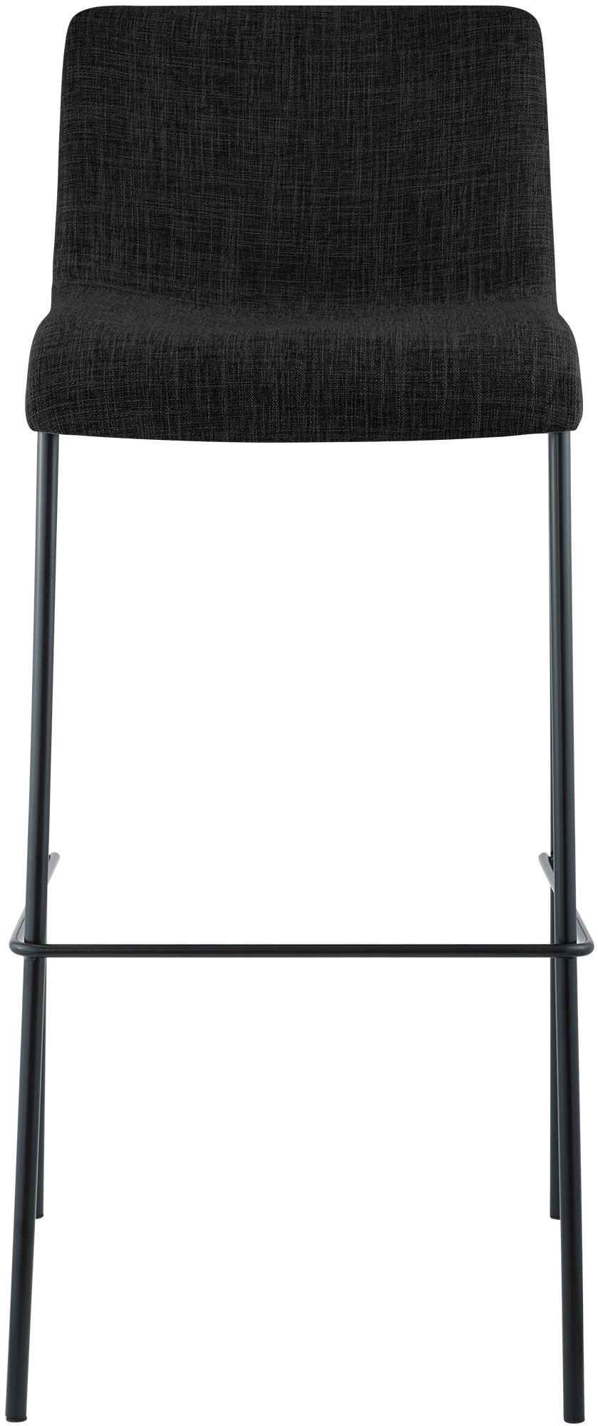 Set da 2 sgabelli da bar Hover in tessuto con base a 4 gambe