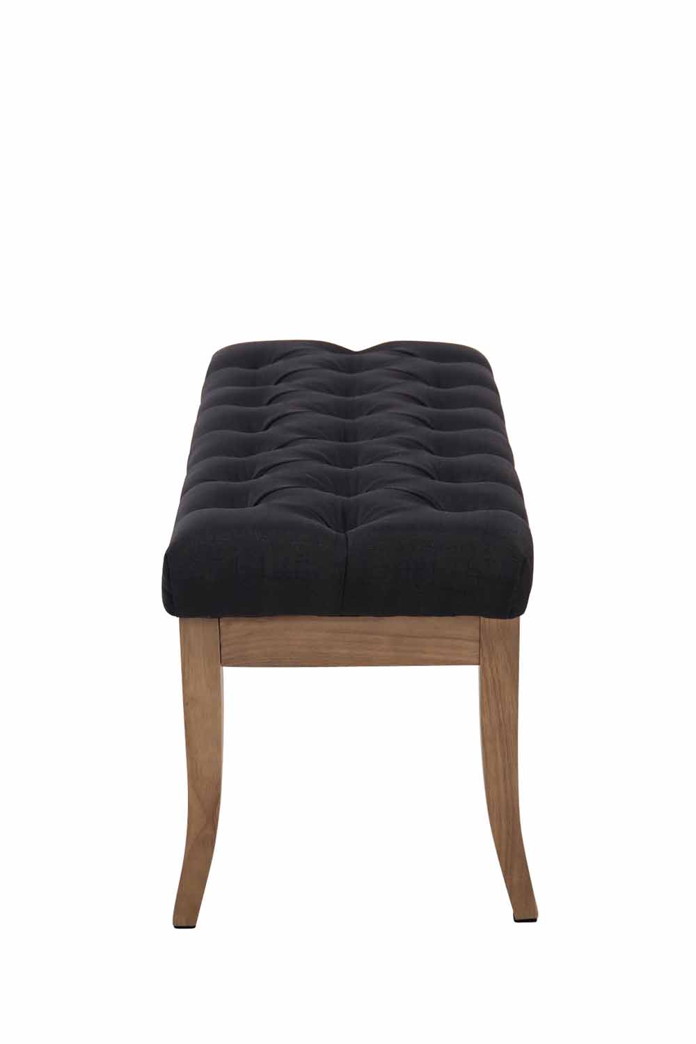 Panca design RAMSES in legno chiaro antico tessuto