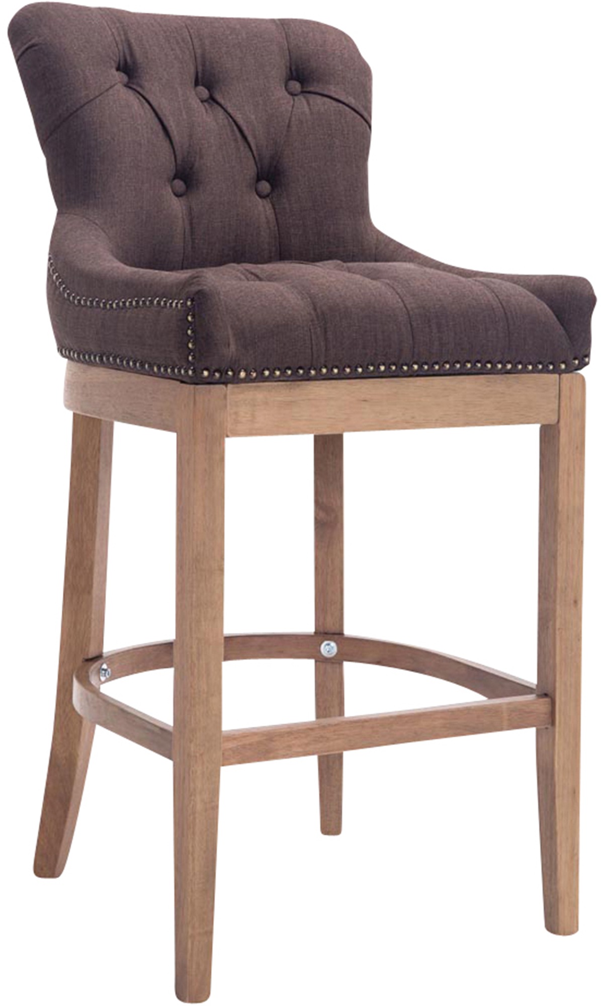 Sgabello Lakewood Stoffa antico-chiaro