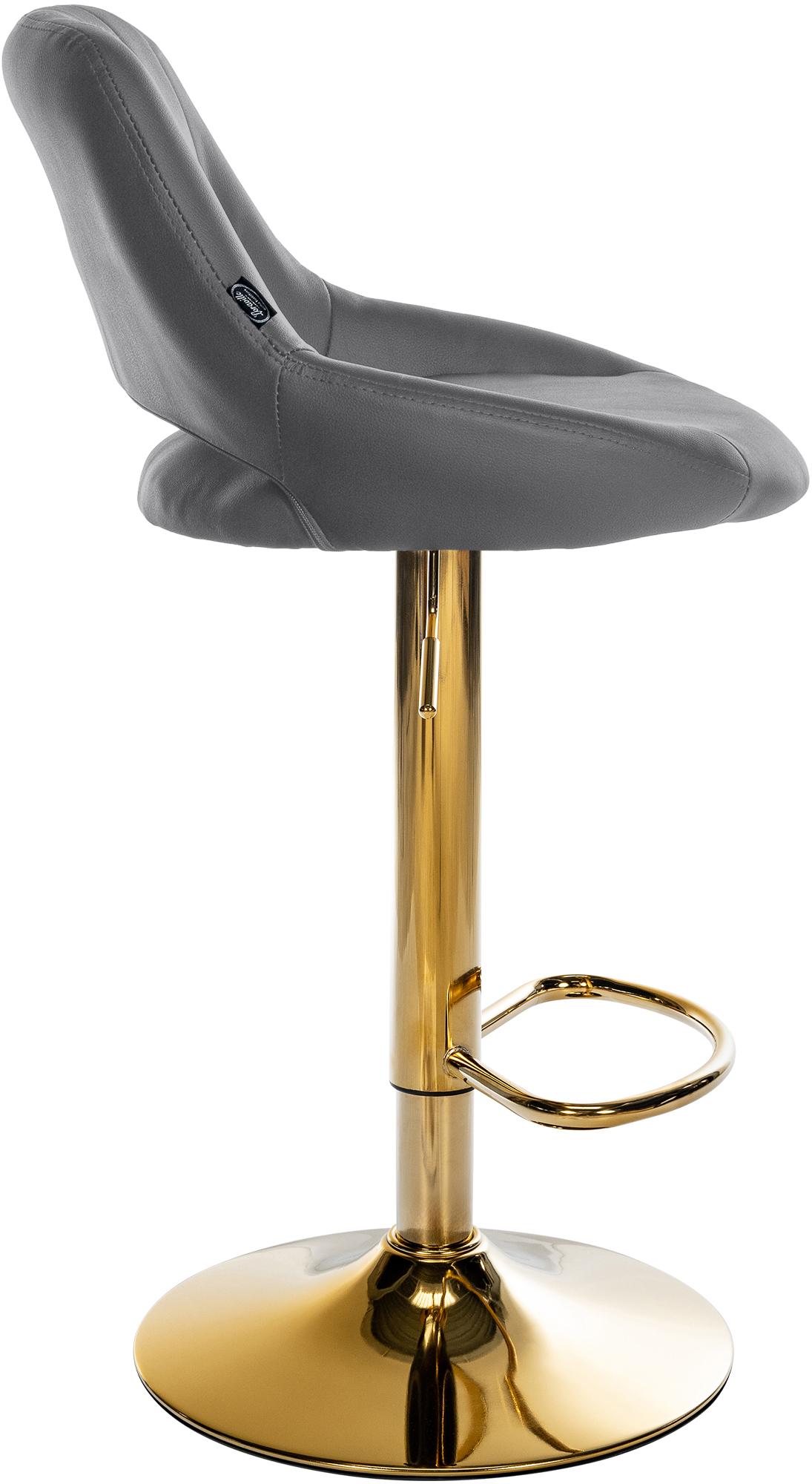 Set da 2 sgabelli da bar Milet in similpelle