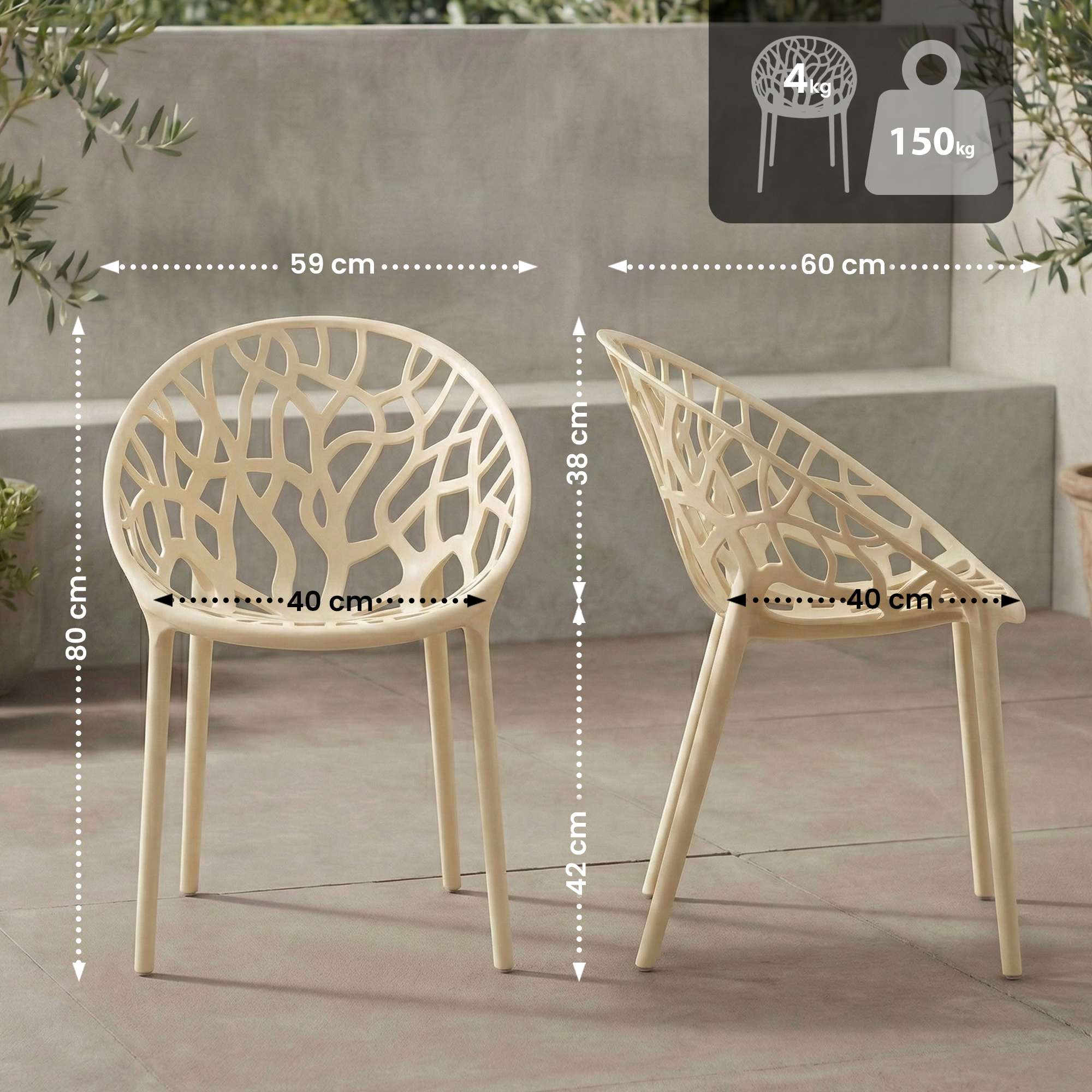 Sedia da giardino Hope