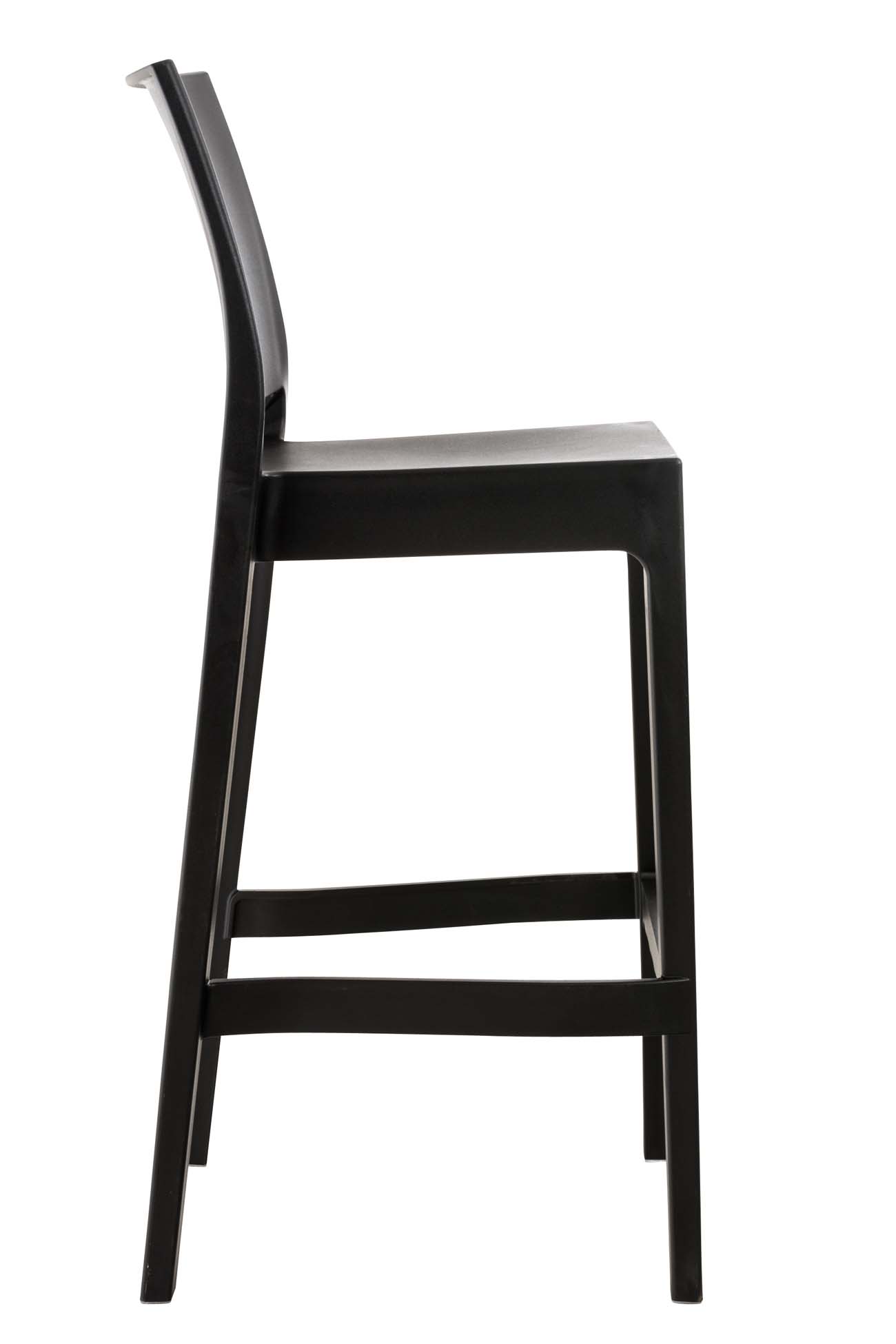 Set da 4 sgabelli da bar Maya in plastica