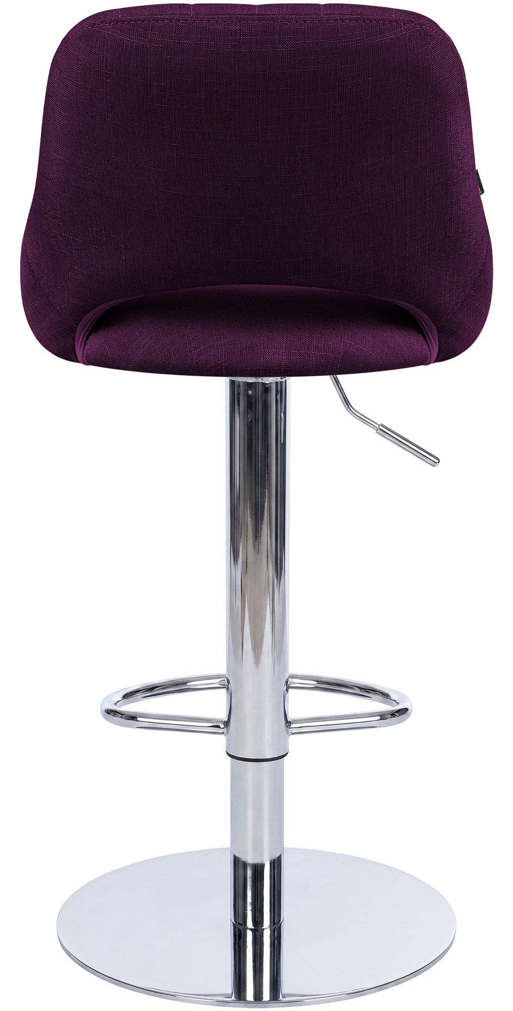 Set di 2 sgabelli da bar Milet cromati con base extra pesante