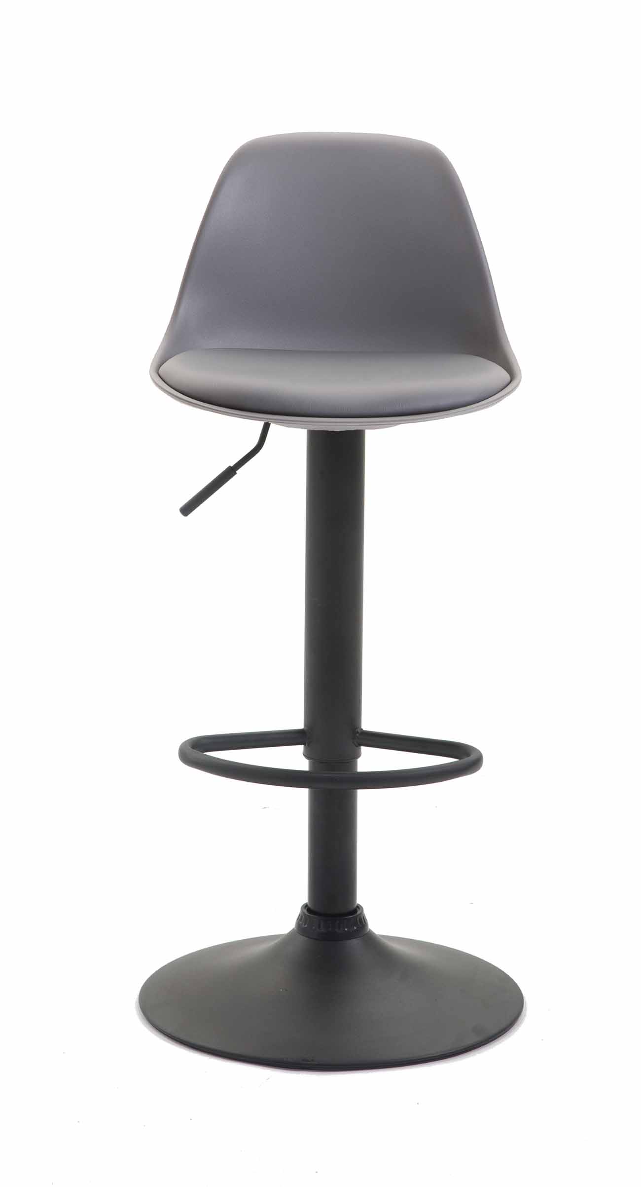 Sgabello di design KIEL in polipropilene e similpelle