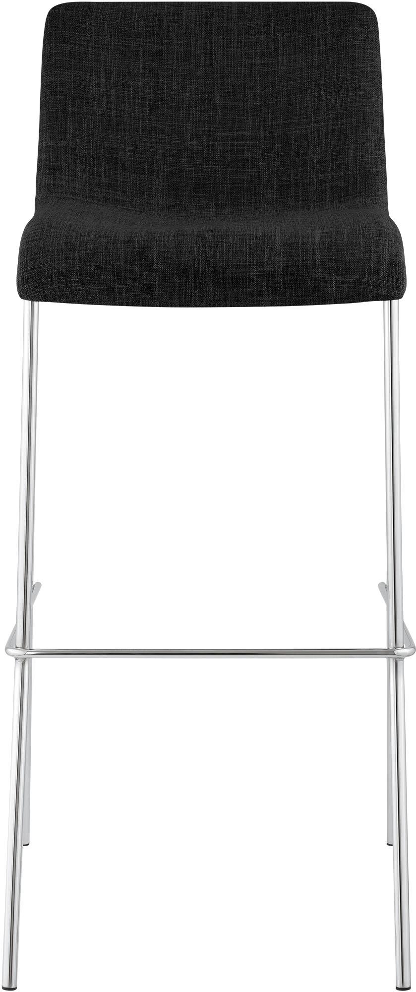 Set da 2 sgabelli da bar Hover in tessuto con base a 4 gambe
