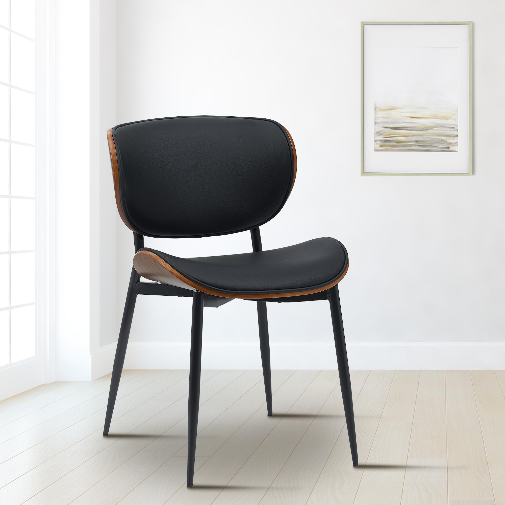 Sedia Enid con rivestimento in similpelle o tessuto