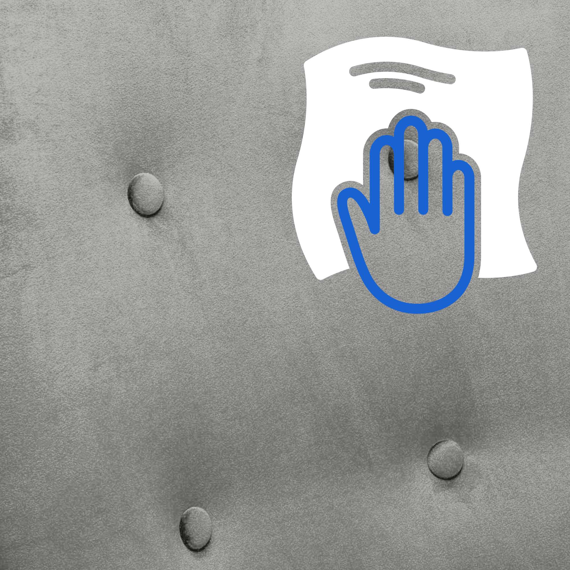 Sedia a dondolo Sanka in velluto
