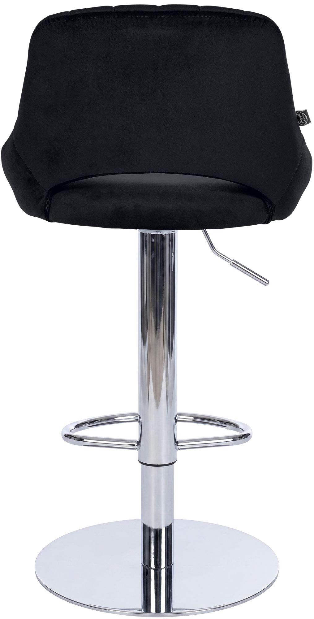 Set di 2 sgabelli da bar Milet cromati con base extra pesante