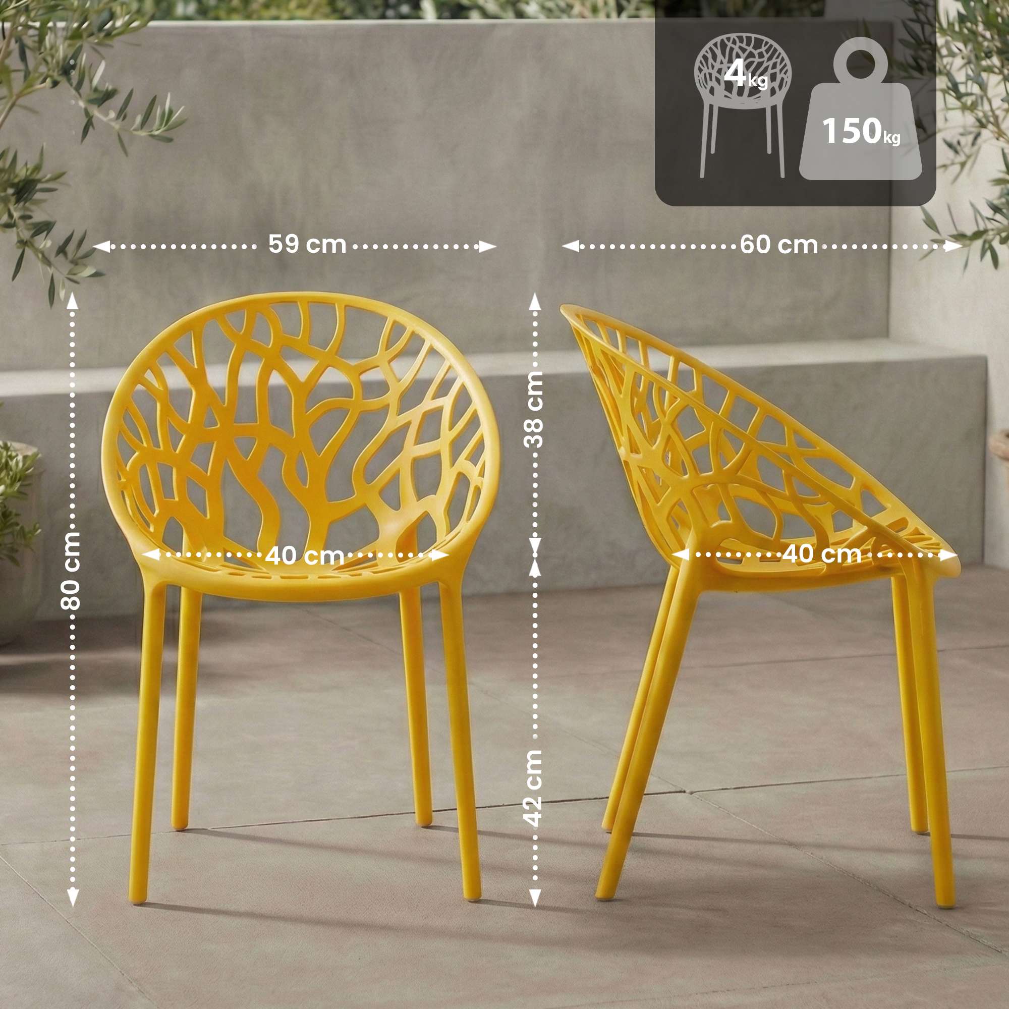 Sedia da giardino Hope