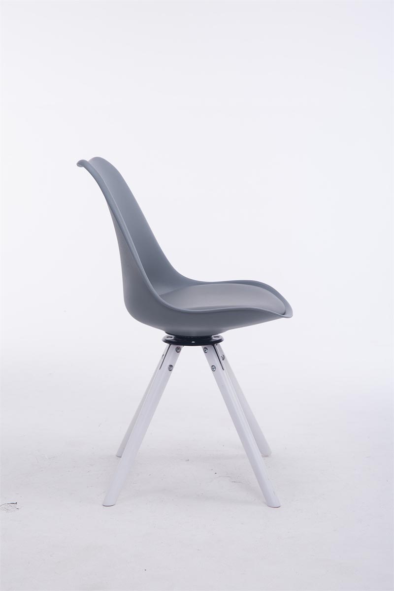 Sedia design Troyes Girevole Similpelle Rotondo