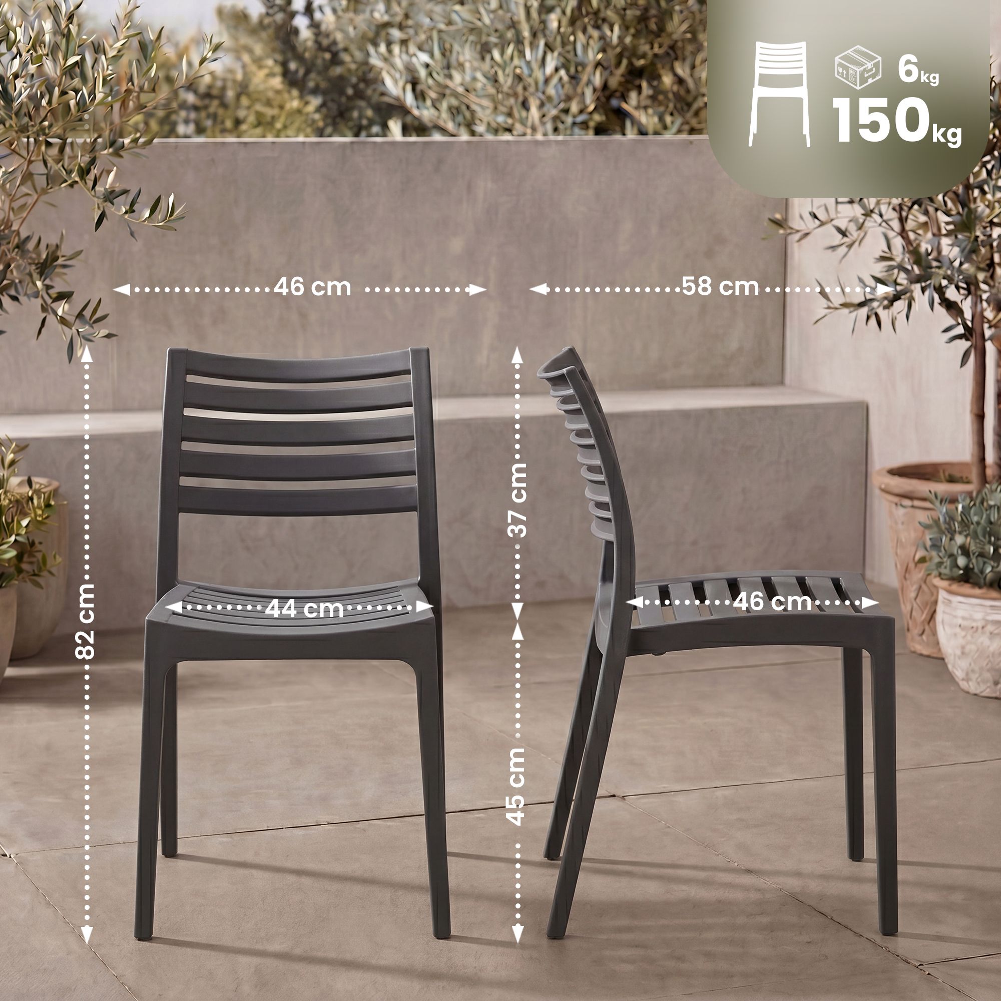 Sedia da giardino Arkon