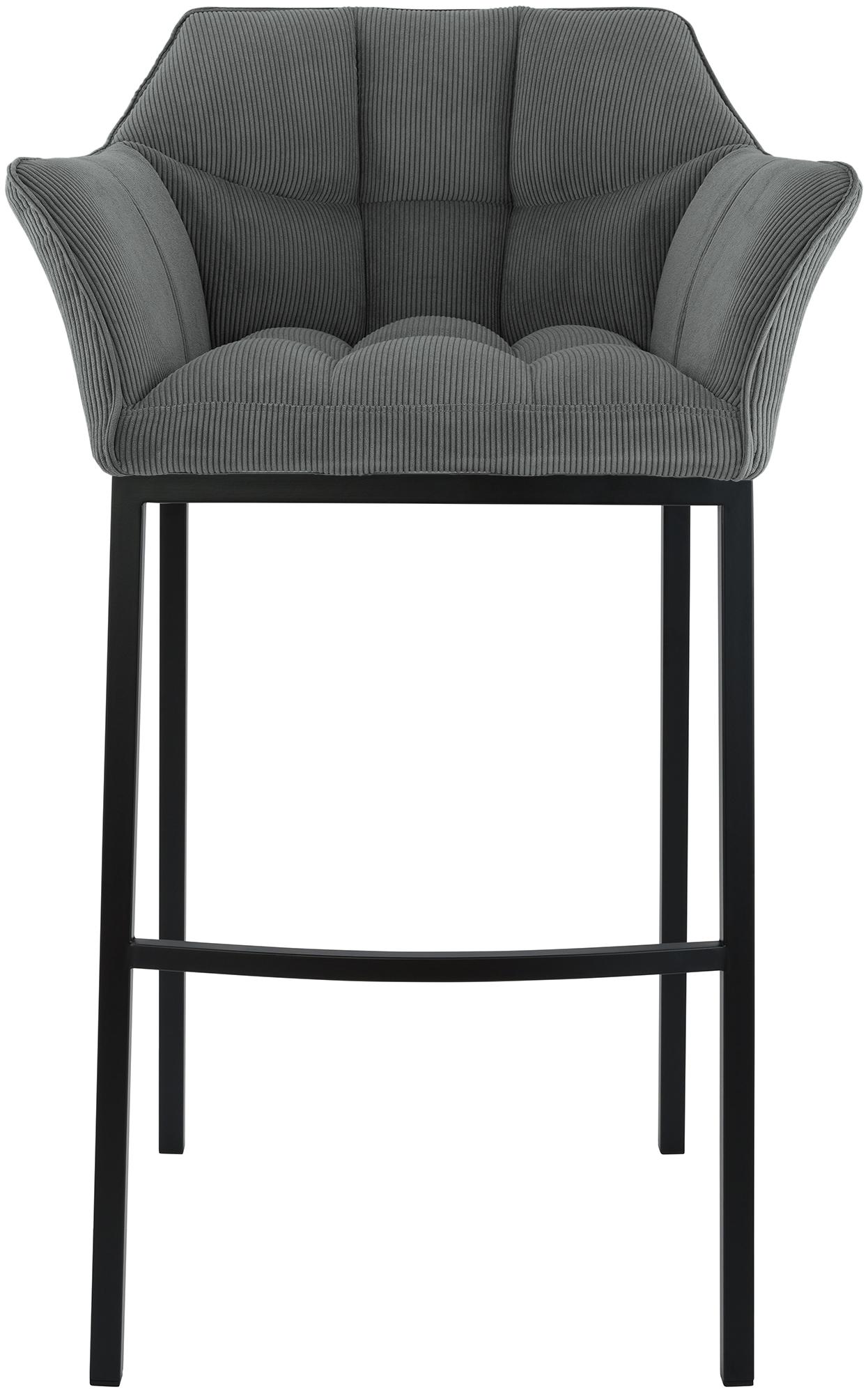 Sgabello Bar Damaso con Rivestimento In Corda e Base a Quattro Gambe