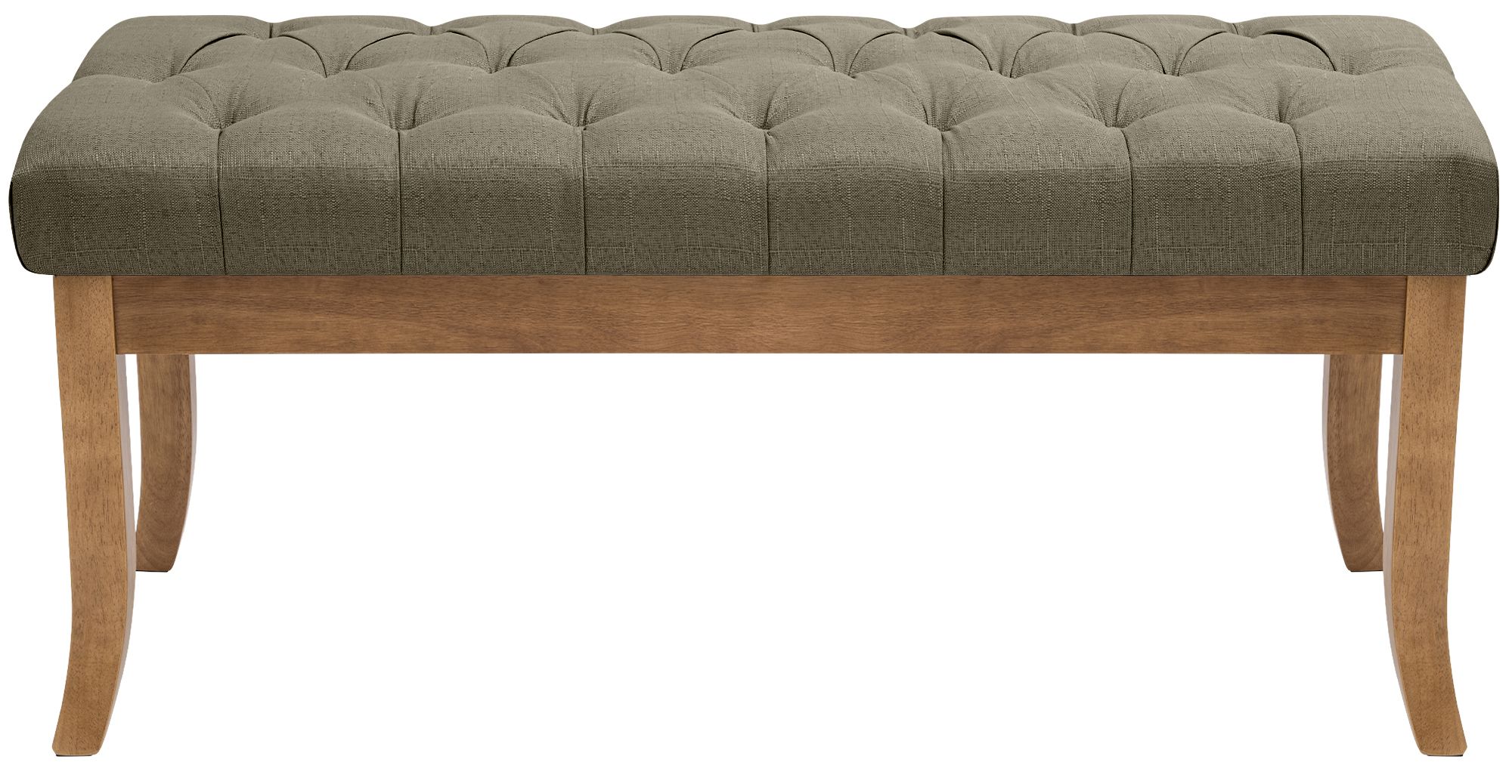Panca design RAMSES in legno chiaro antico tessuto