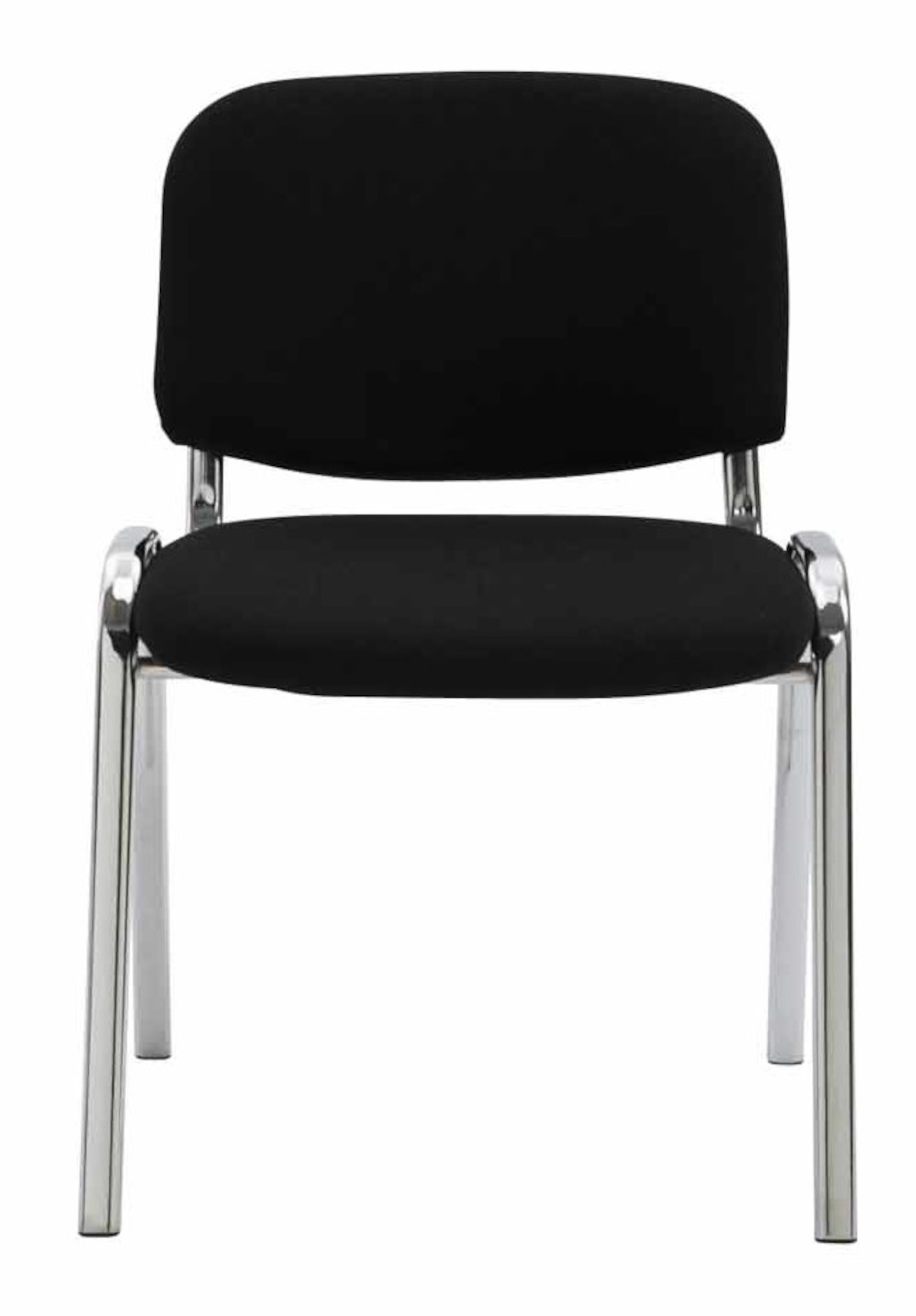 Set di 4 sedie Ken Chrome in tessuto
