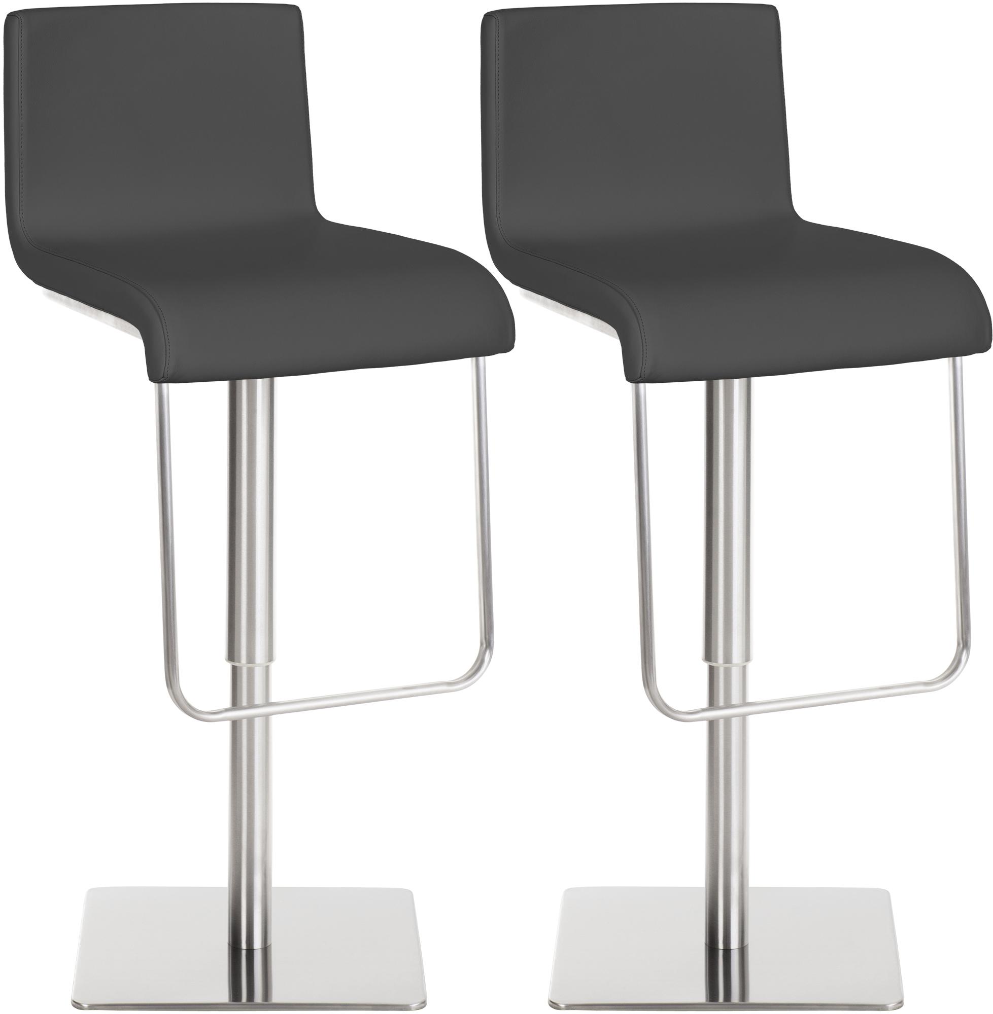 Set di 2 sgabelli da bar Limon rivestimento in similpelle