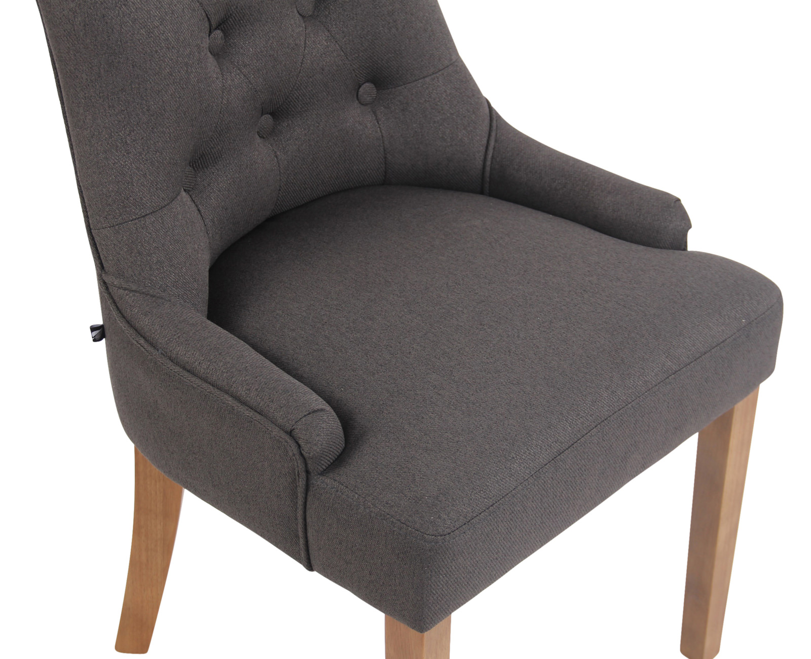 Poltroncina da pranzo Chesterfield Inverness in tessuto