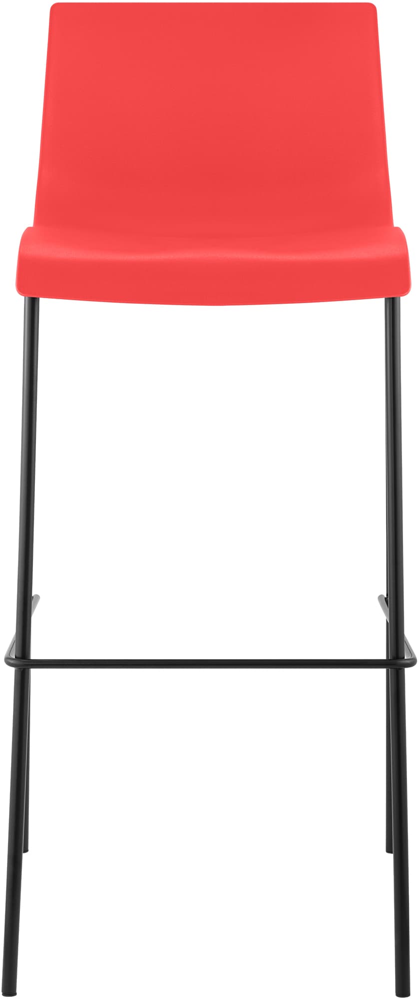 Set di 2 sgabelli da bar Hover in plastica con base a 4 gambe