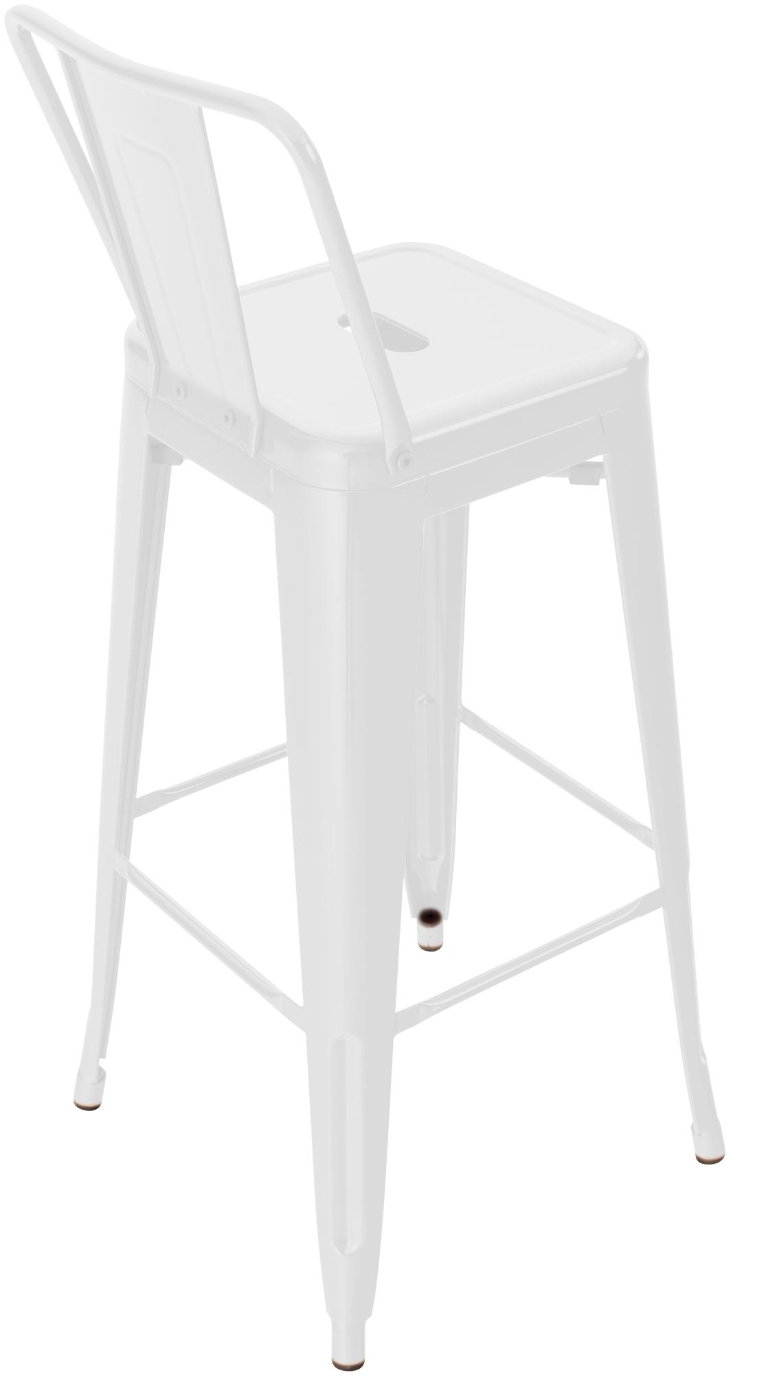Sgabello da Bar in Metallo Mason