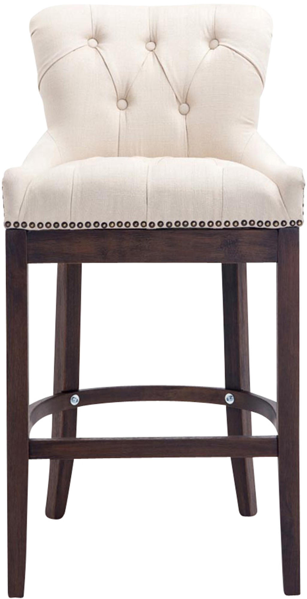 Sgabello Lakewood stoffa antico-scuro