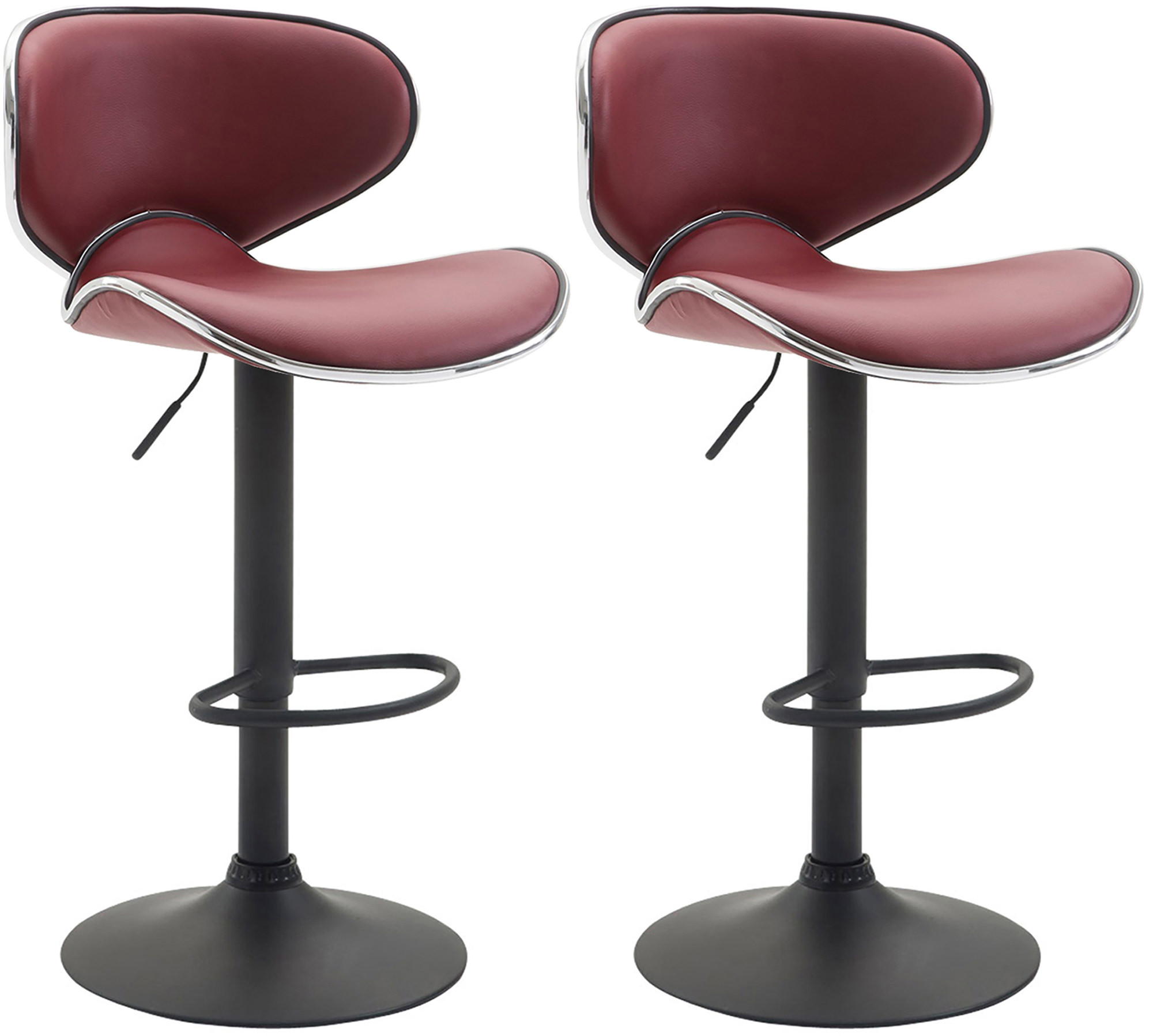 Set 2x Sgabelli LAS VEGAS V2 in similpelle