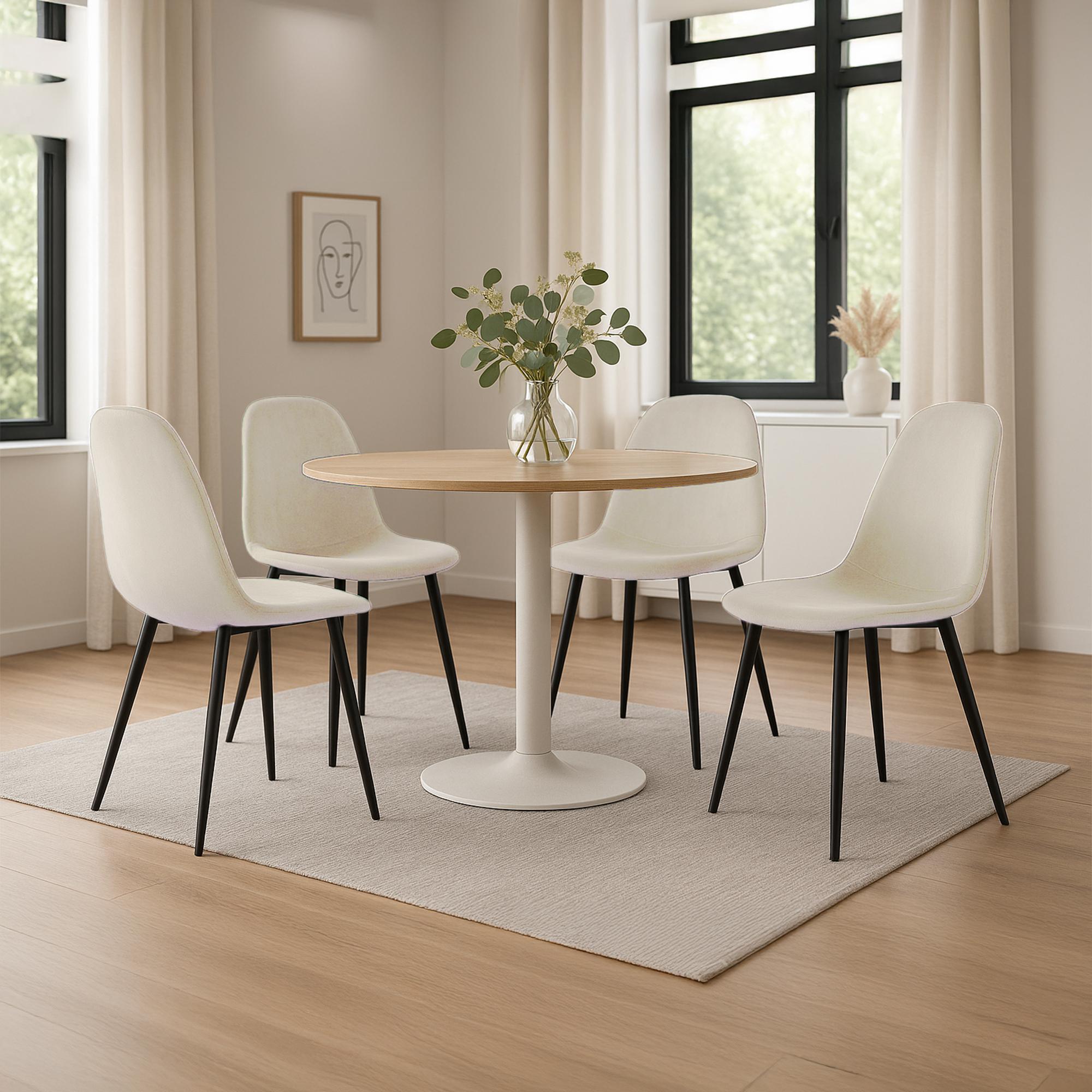 Set di 4 sedie da pranzo Napier