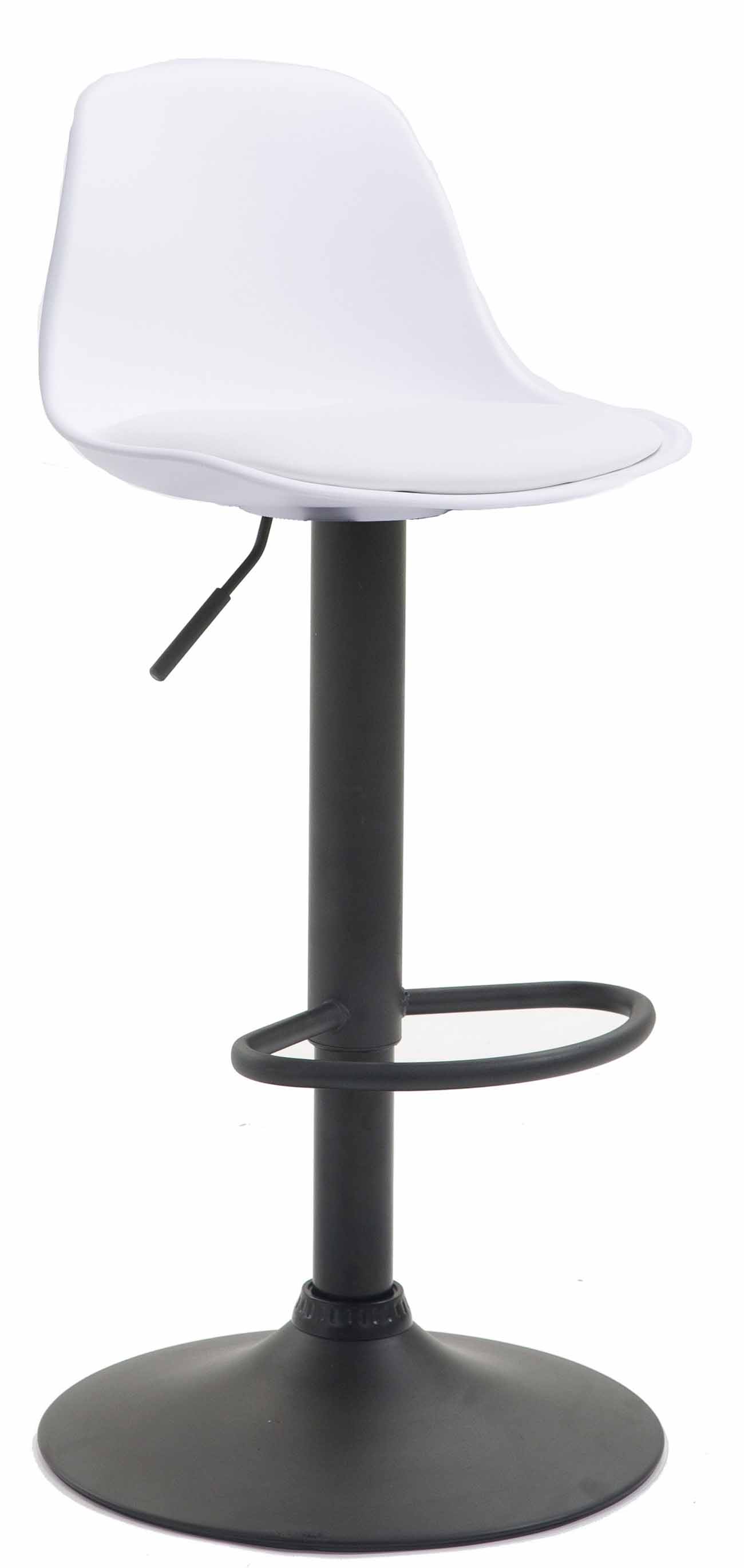 Sgabello di design KIEL in polipropilene e similpelle