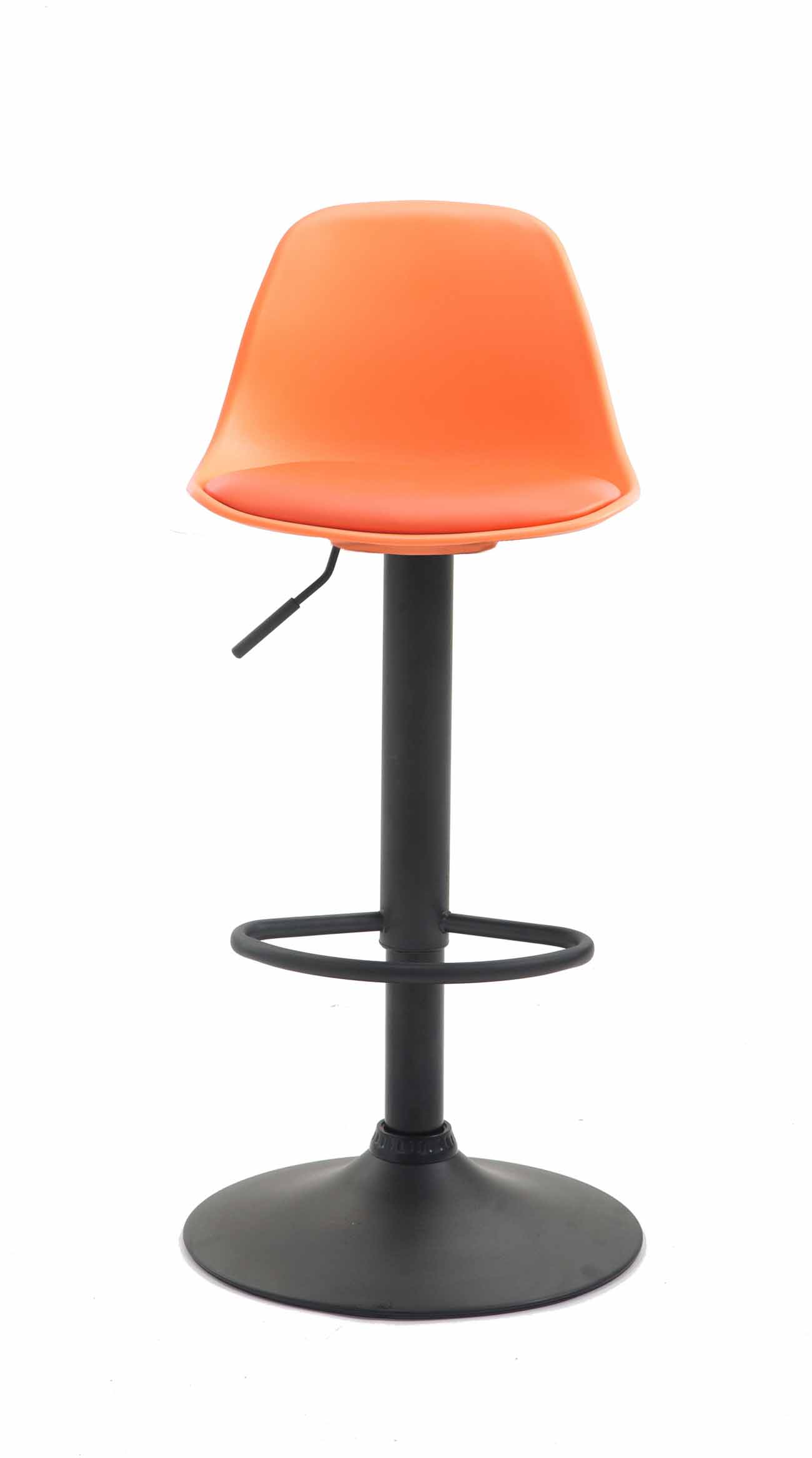 Sgabello di design KIEL in polipropilene e similpelle