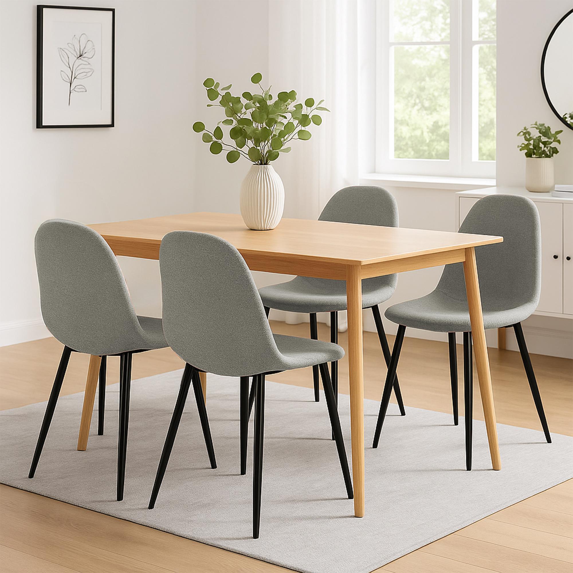 Set di 4 sedie da pranzo Napier