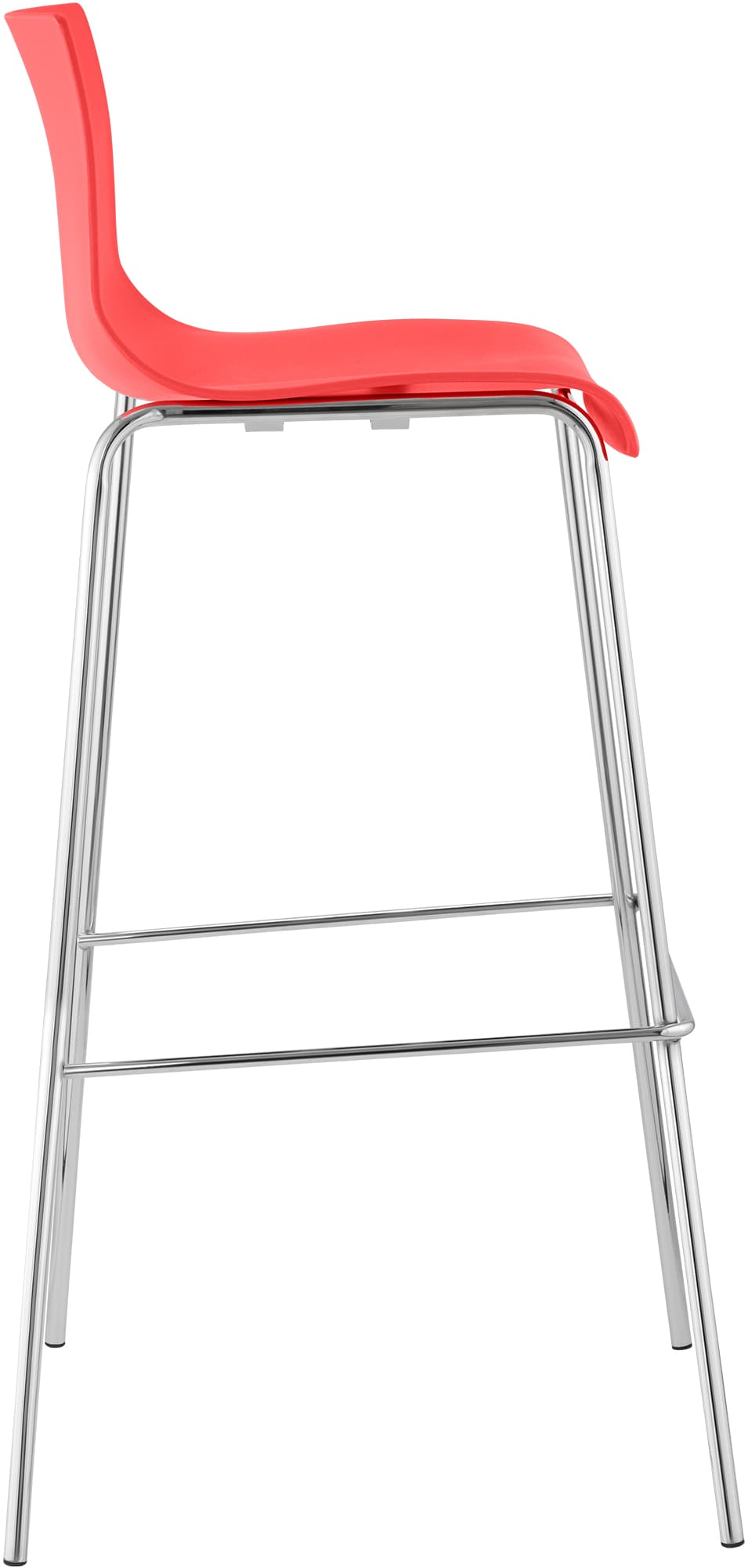 Sgabello da Bar Hover Plastica Struttura a 4 Gambe