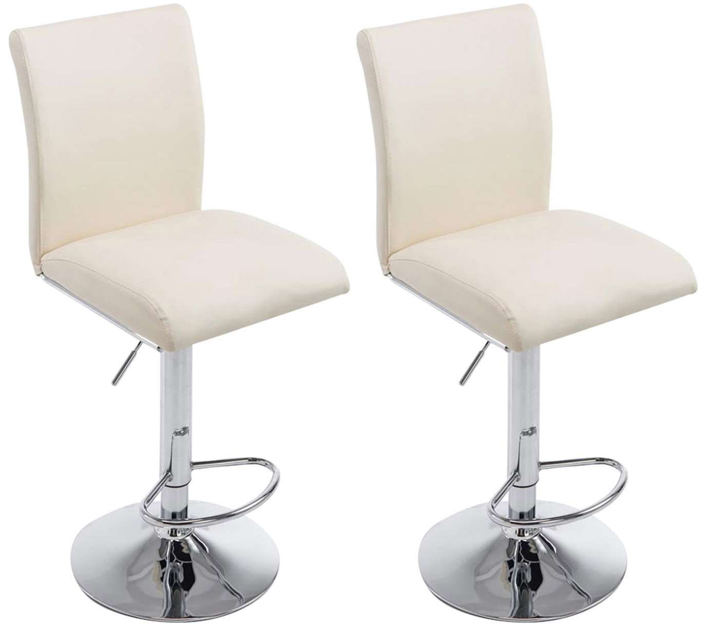 Set 2 Sgabelli Colonia in similpelle