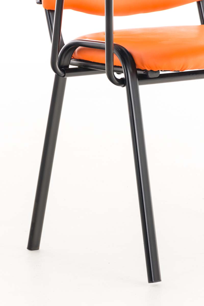 Sedia Ken in similpelle con tavolino ribaltabile