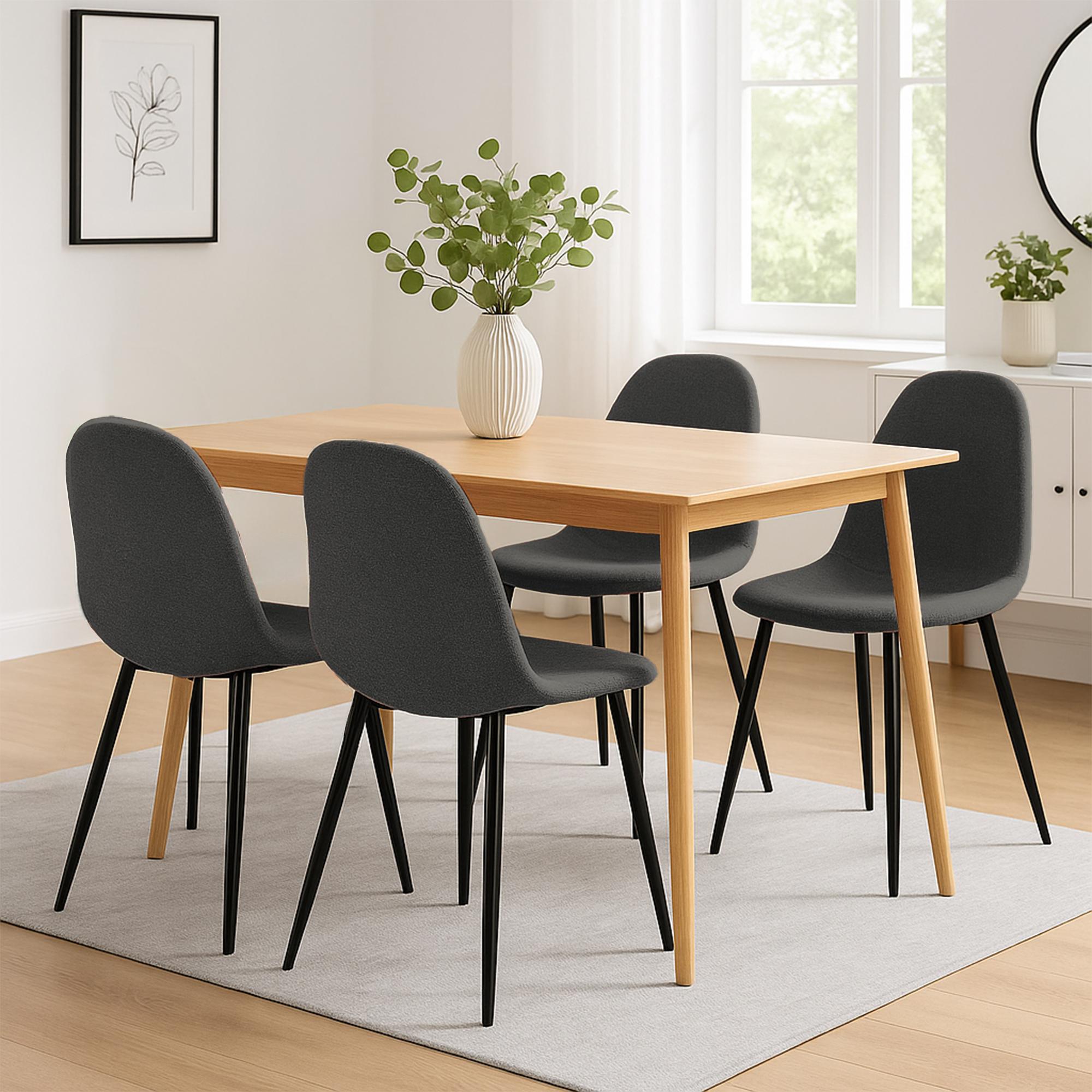 Set di 4 sedie da pranzo Napier