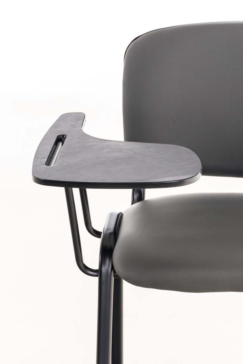 Sedia Ken in similpelle con tavolino ribaltabile