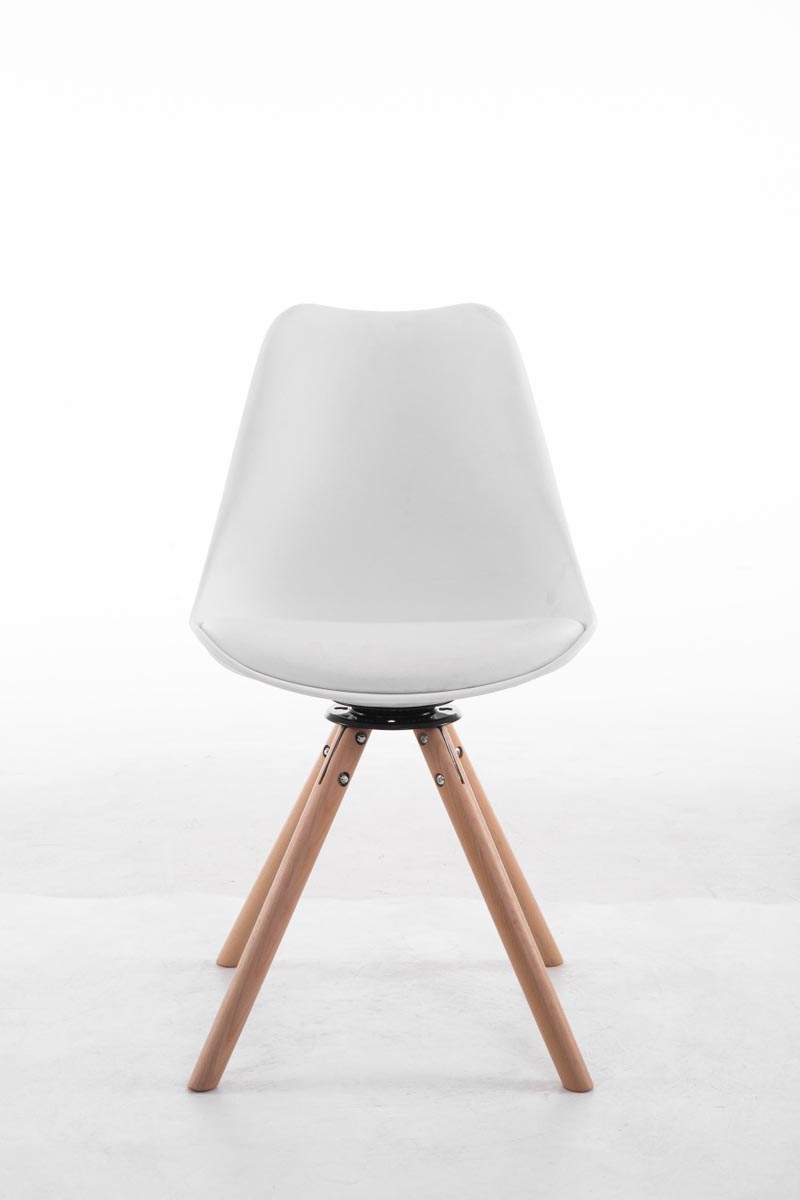 Sedia design Troyes Girevole Similpelle Rotondo