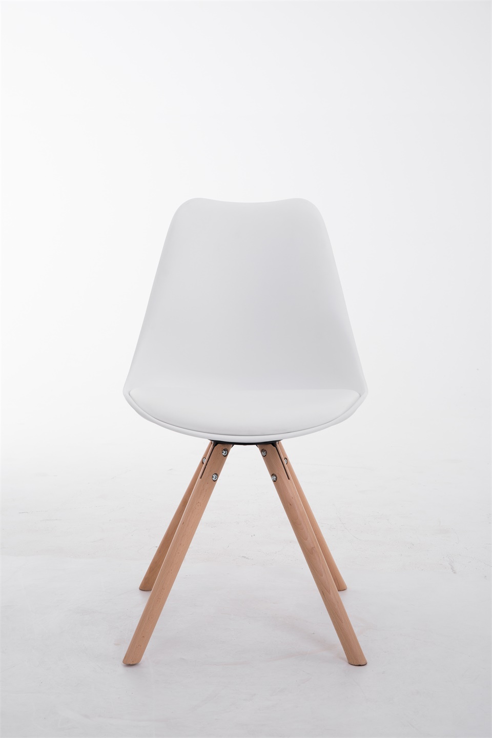 Sedia Toulouse in similpelle gambe tonde