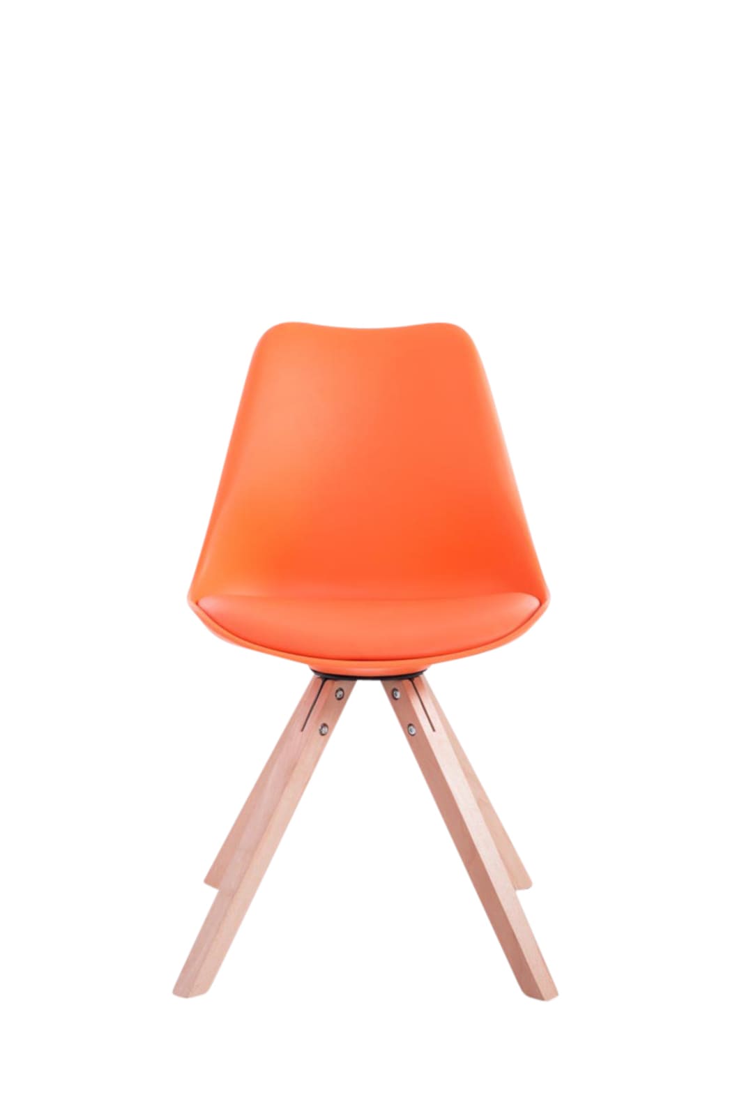 Set di 4 sedie Toulouse in similpelle Square