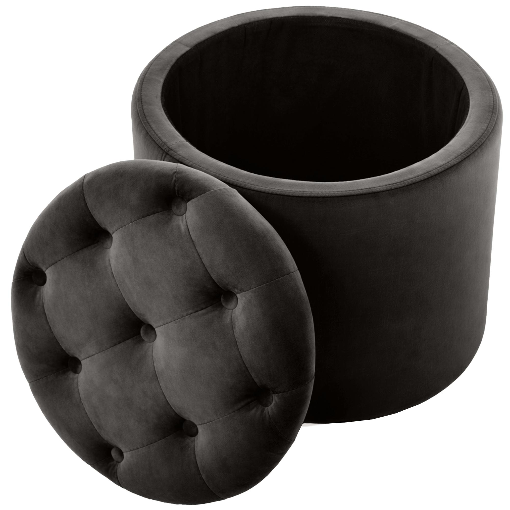 Pouf Pantin in velluto