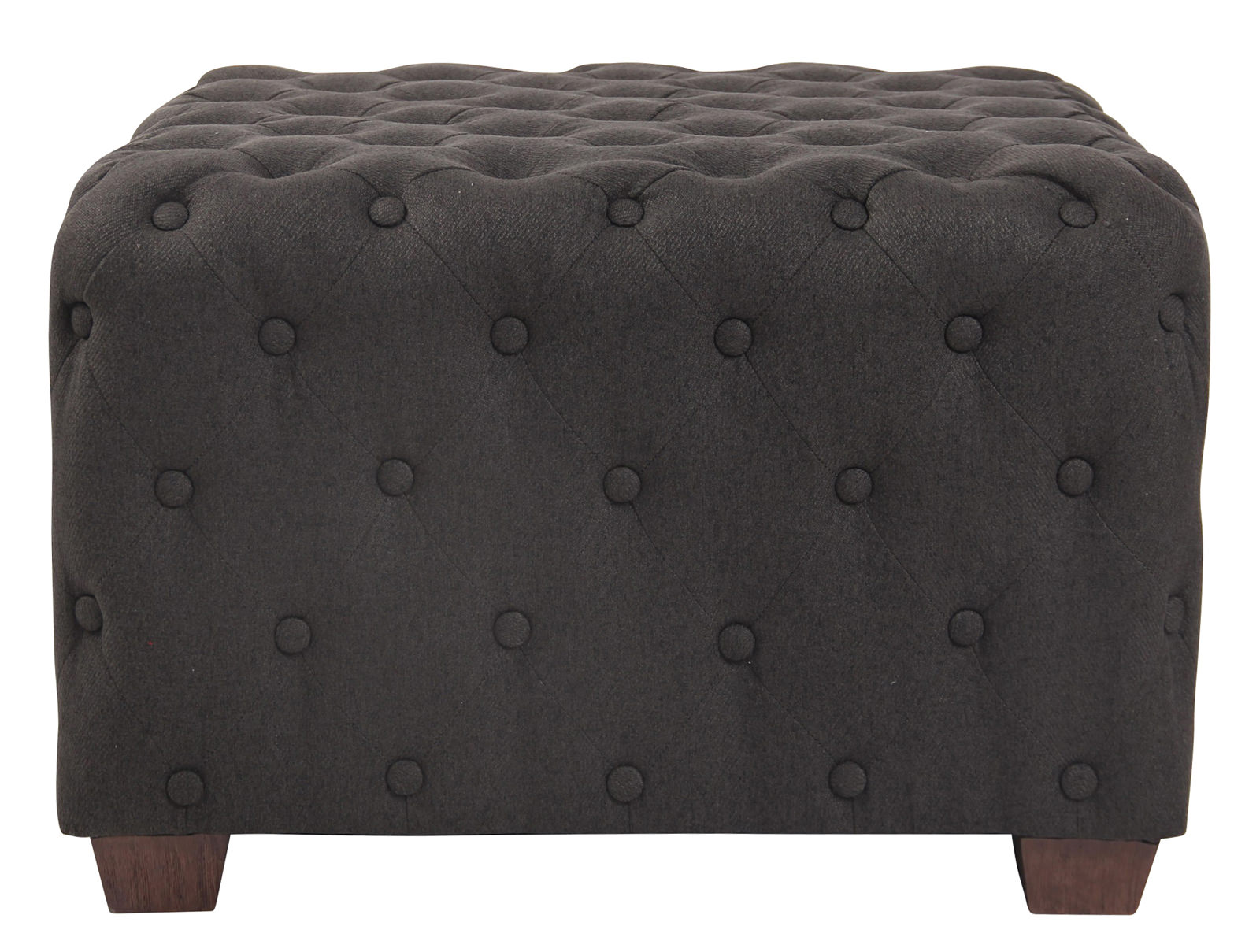 Pouf trapuntato Nimes in tessuto