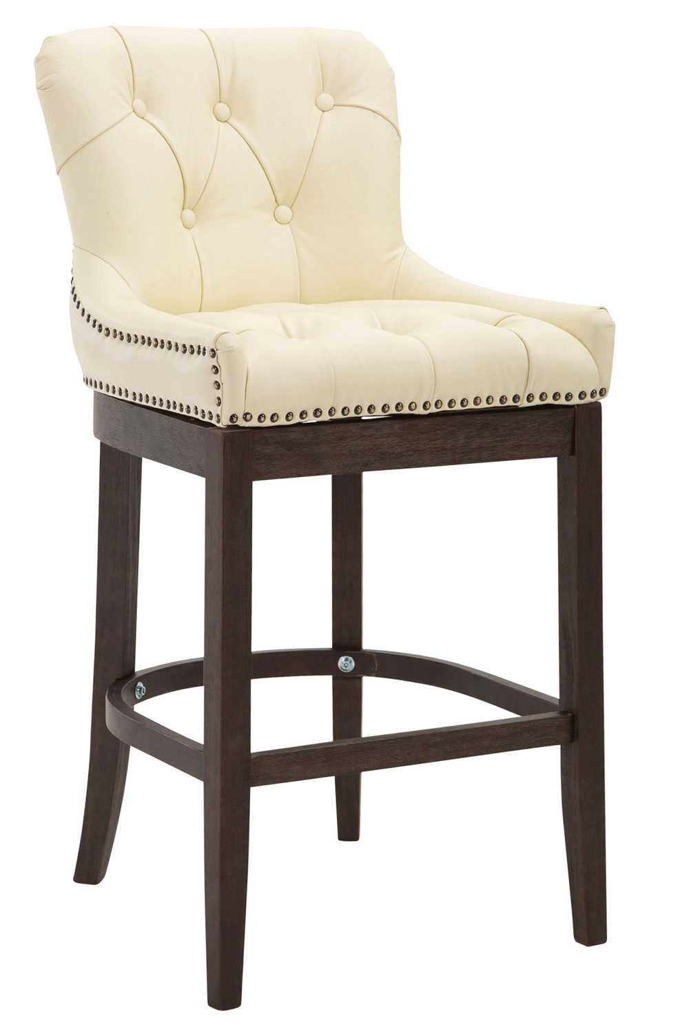 Set 2 sgabelli Lakewood in vera pelle