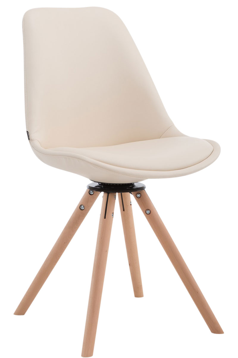 Sedia Calais in similpelle girevole