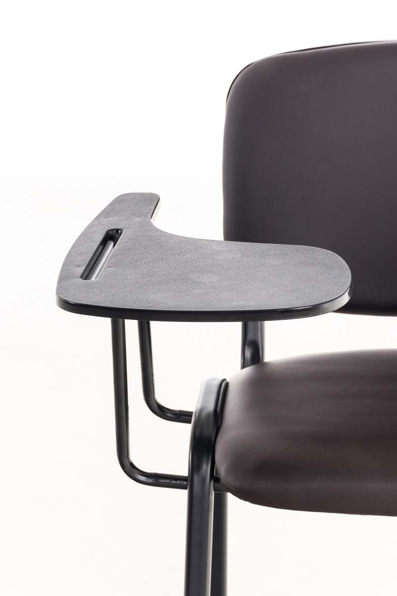 Sedia Ken in similpelle con tavolino ribaltabile