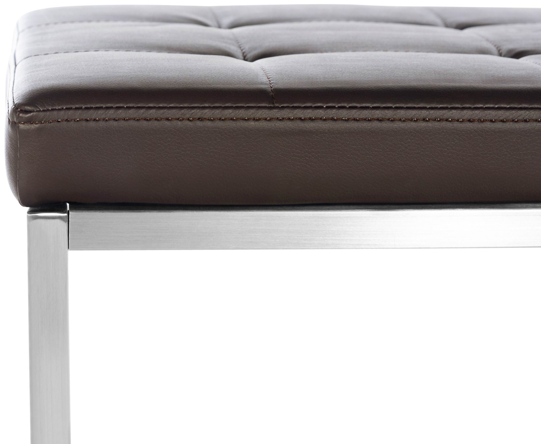 Set di 2 sgabelli in acciaio inox Barci