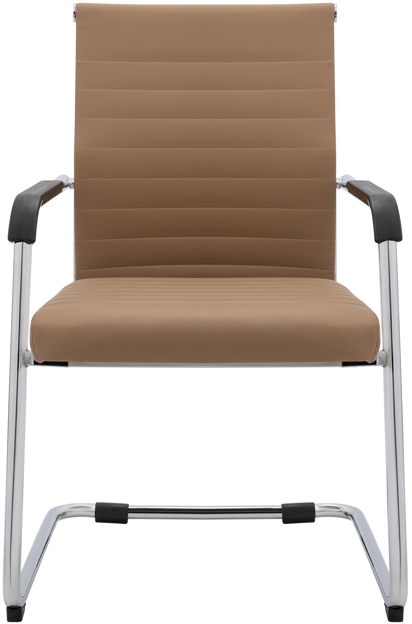 Sedia cantilever Hakon in similpelle