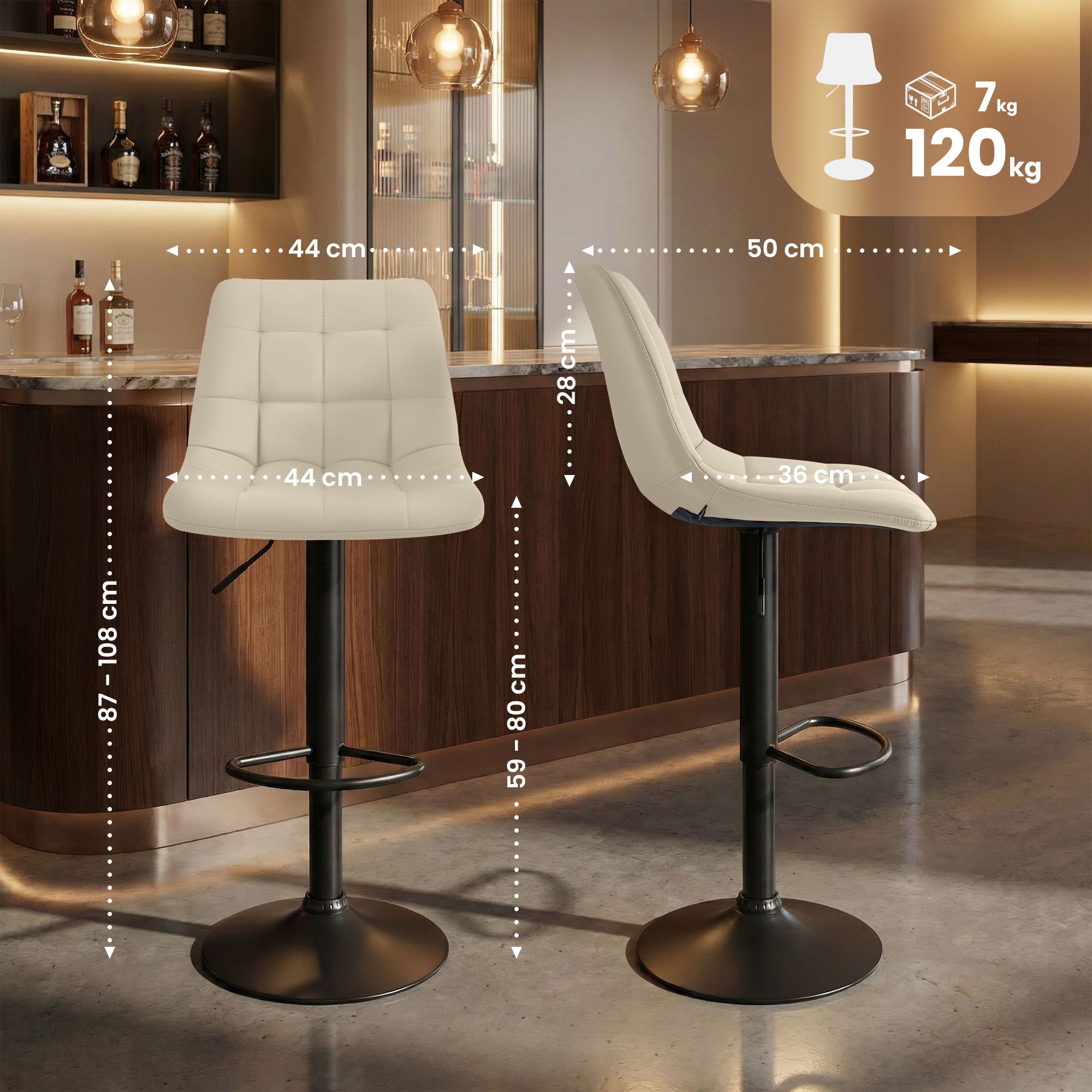 Sgabello da bar Mapun