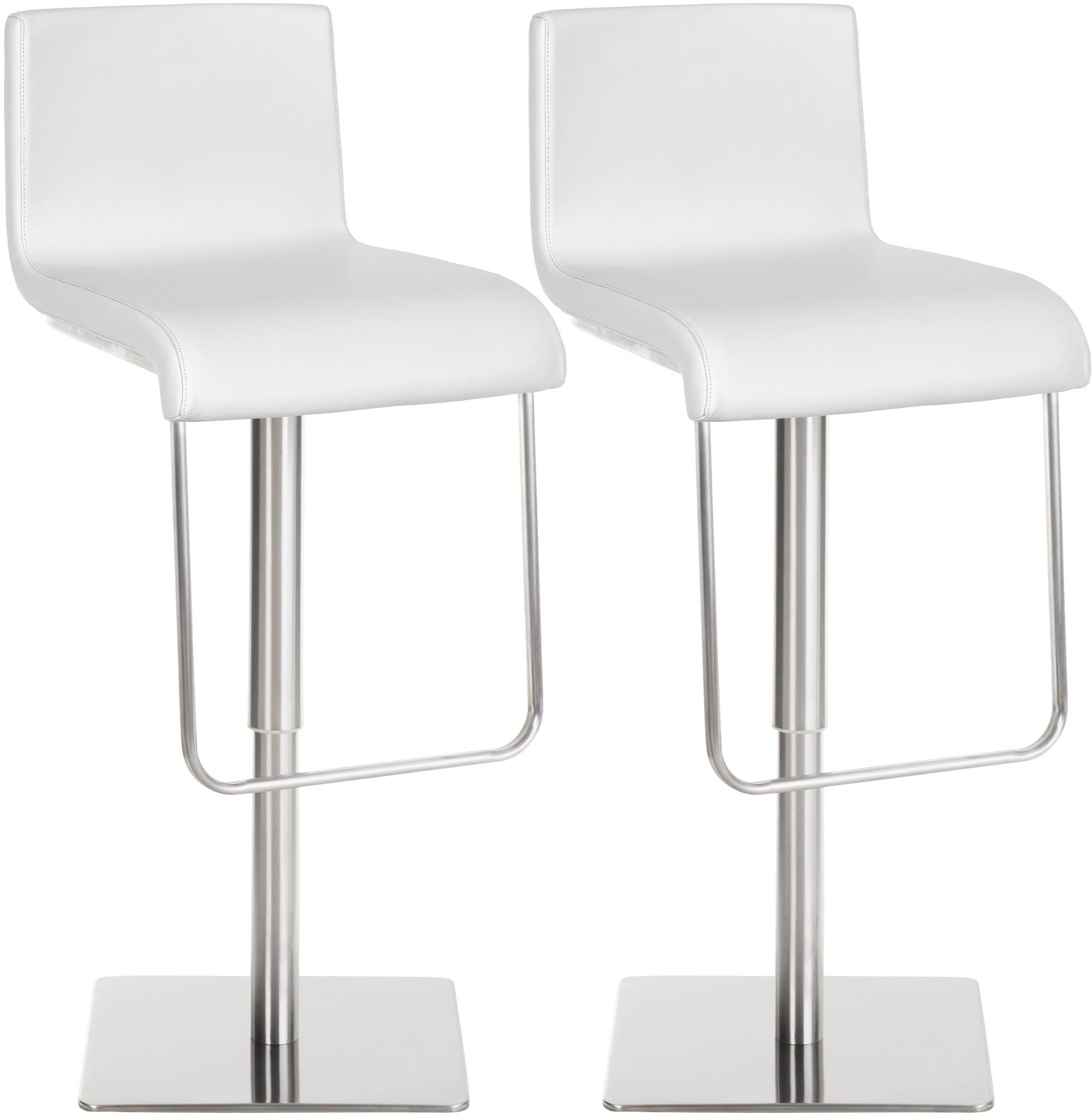 Set di 2 sgabelli da bar Limon rivestimento in similpelle